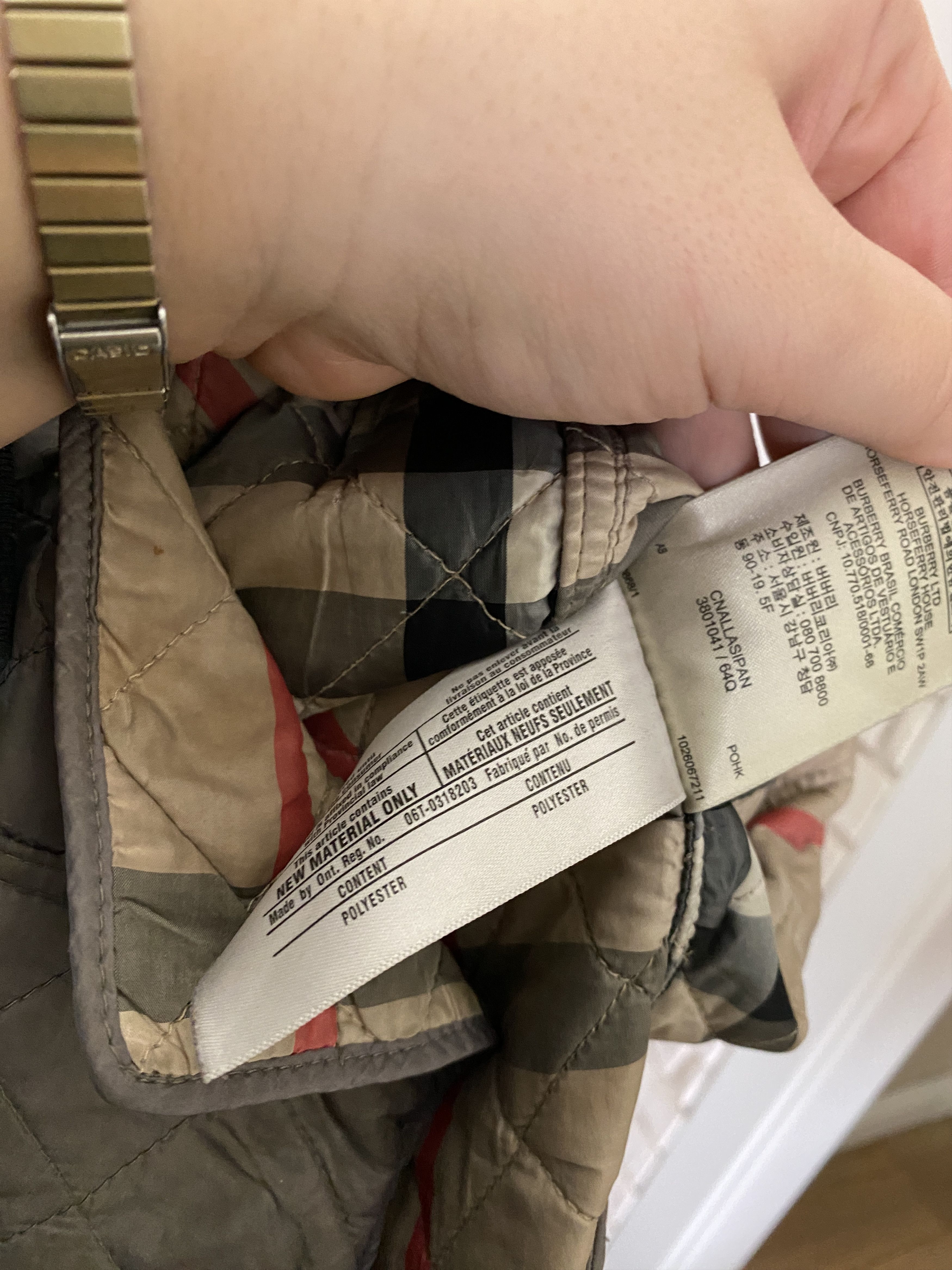 Burberry Burberry quilted jacket light Size L / US 10 / IT 46 - 6 Thumbnail
