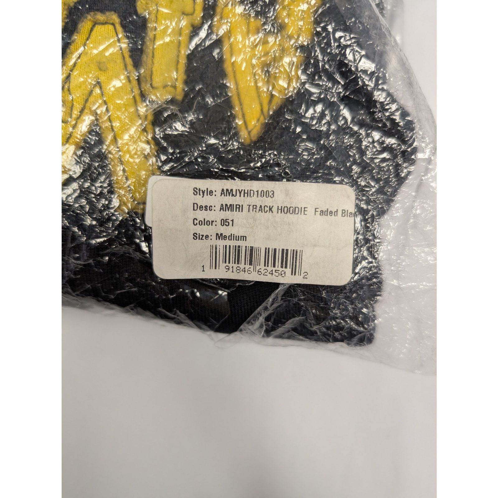 Amiri o1rshd1 Q:2 / Track Hoodie in Faded Black Size US M / EU 48-50 / 2 - 18 Thumbnail