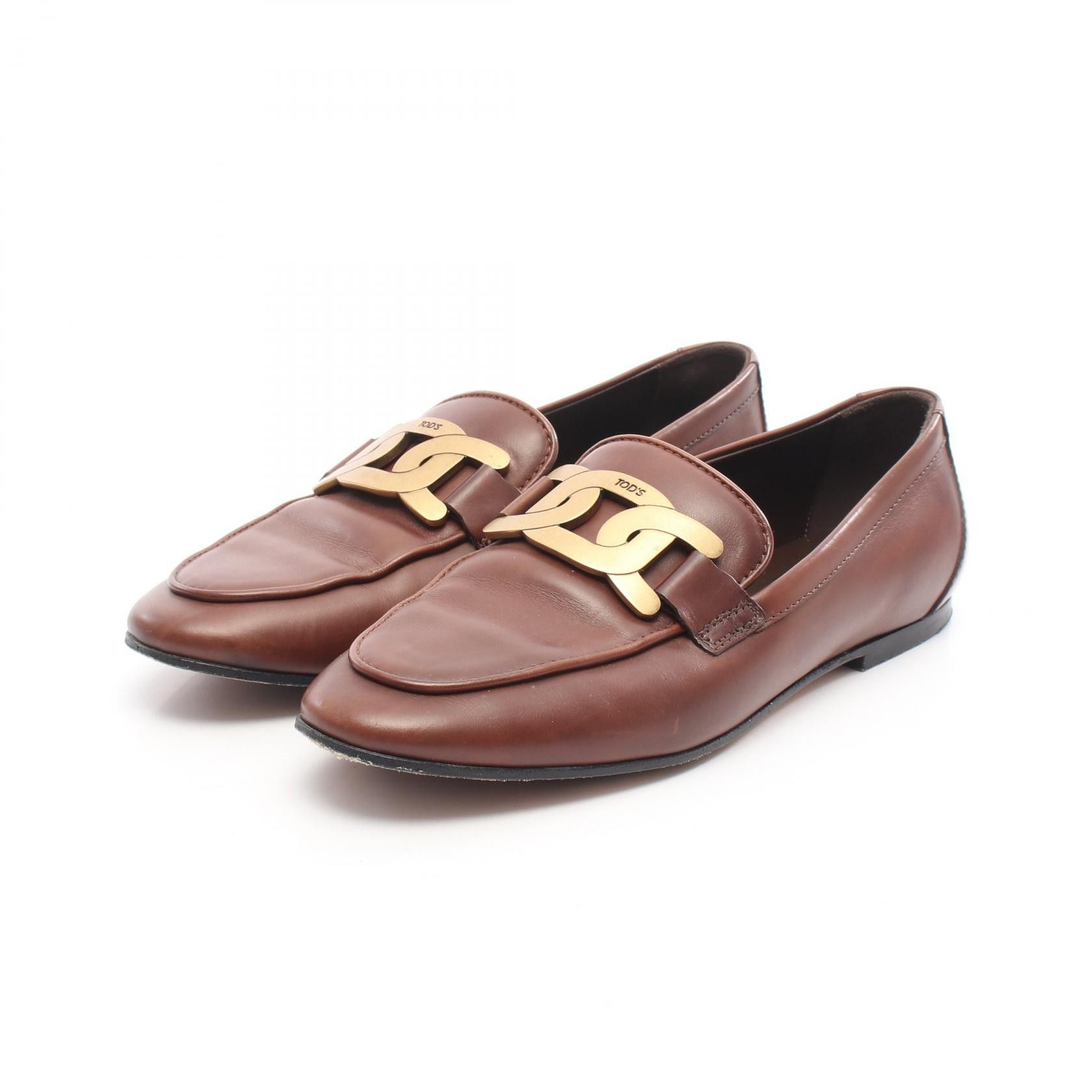 Tod's Tod's TOD'S Kate Leather Loafers Leather Shoes DUTY FREE for USA Size ONE SIZE - 1 Thumbnail