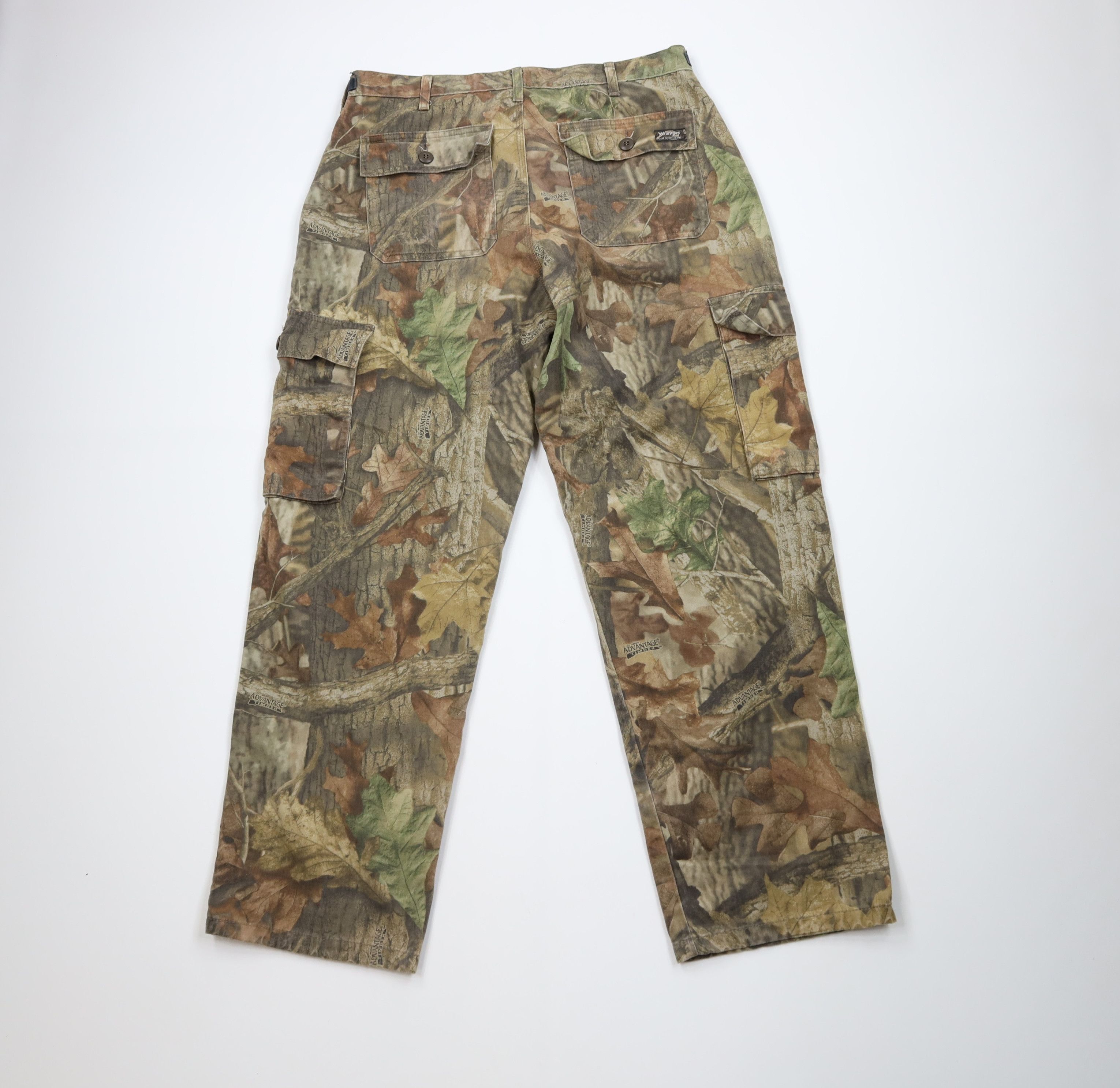Wrangler Vintage 90s Wrangler Advantage Camouflage Wide Leg Pants Size US 34 / EU 50 - 9 Thumbnail