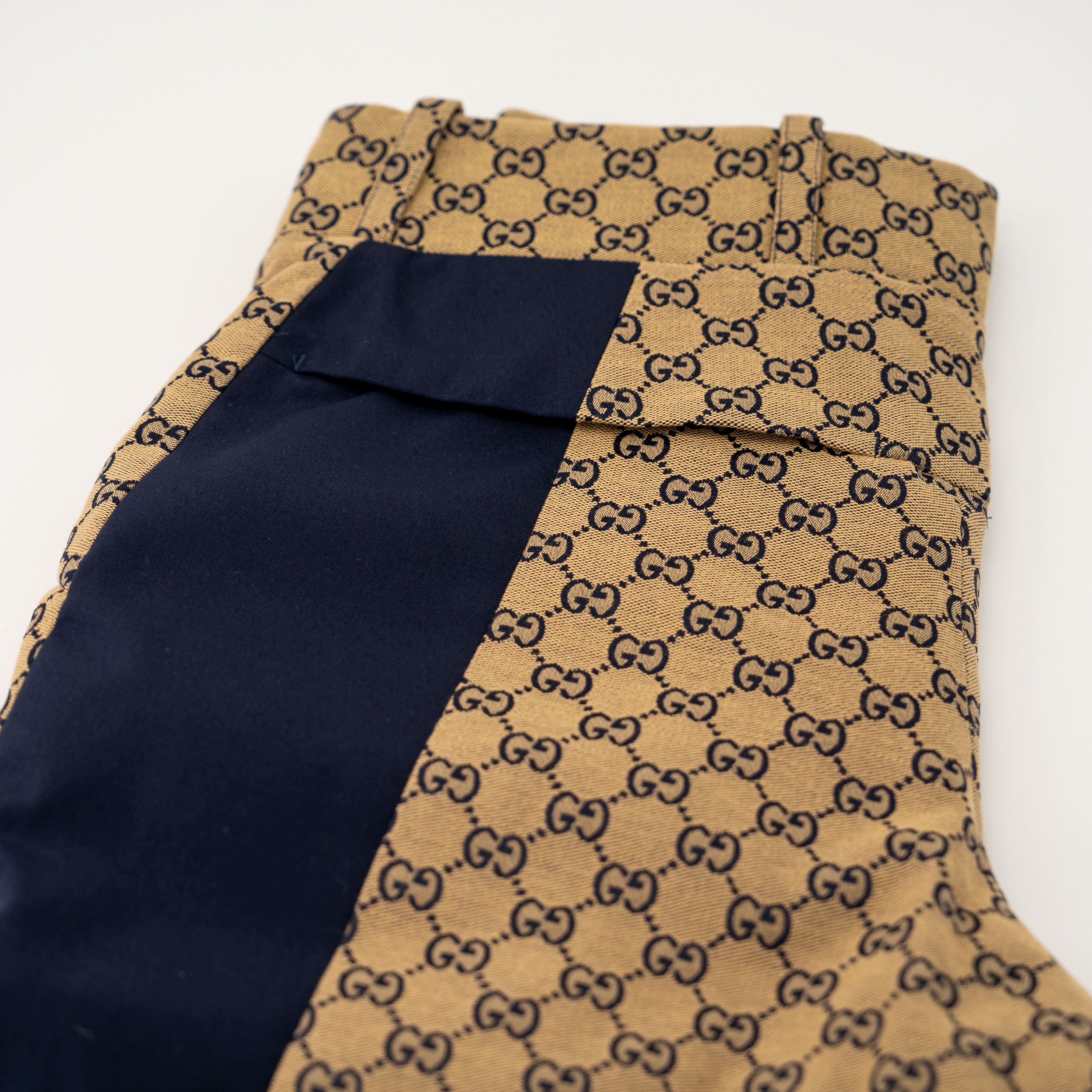 Gucci 48 M Gucci Ski Pants GG logo Beige Navy Blue Winter Size US 32 / EU 48 - 7 Thumbnail