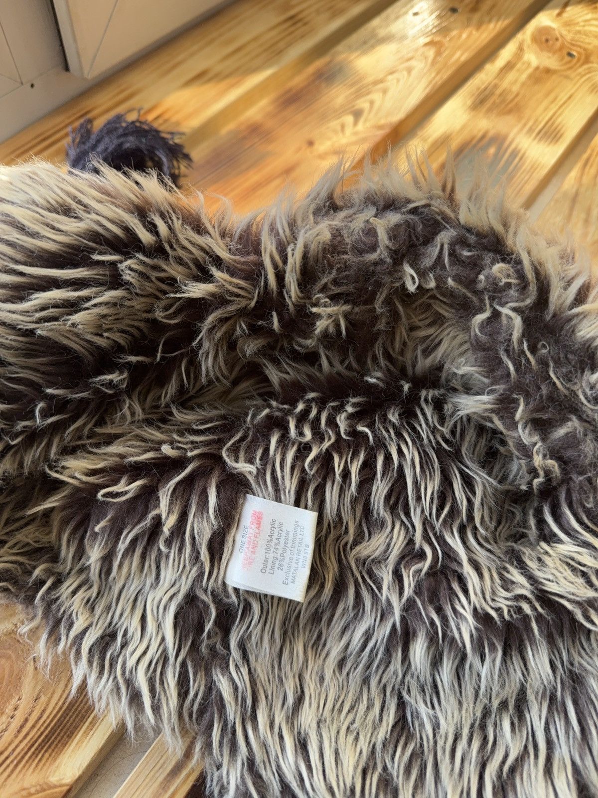 Le Grande Bleu (L.G.B.) Vintage Y2K Fuzzy Fur Ushanka Hat if six was nine LGB Style Size ONE SIZE - 8 Thumbnail