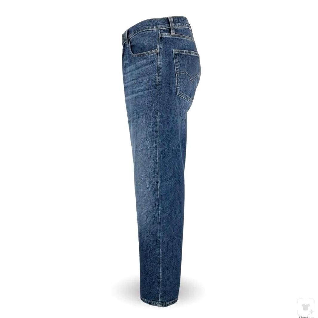 Levi's Levi's 505 Jeans Mens 36x30 Blue Medium Wash Straight Denim Zip Fly 5-Pocket Logo Vintage? No (adjusted) Size US 36 / EU 52 - 3 Thumbnail