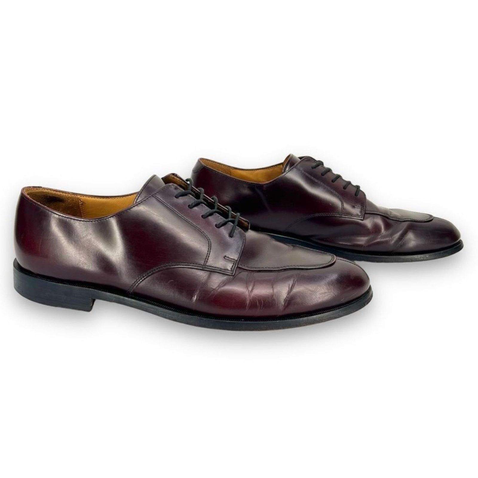 Cole Haan Cole Haan Carter Burgundy Brown Split Toe Derby Oxford Size US 13 / EU 46 - 1 Thumbnail