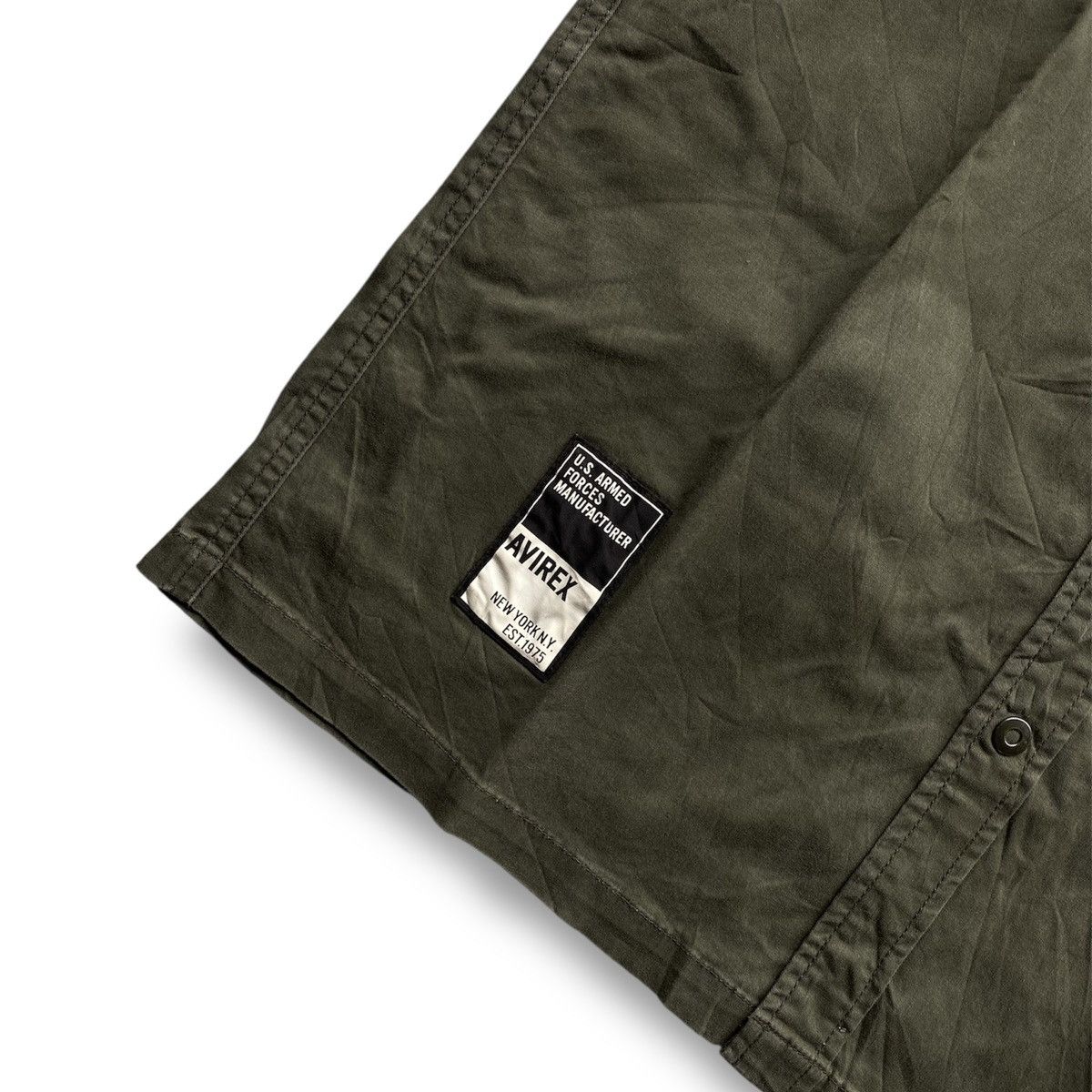Avirex 🔥SICK AVIREX MILITARY WORK SHIRT ARMY. Size US M / EU 48-50 / 2 - 7 Thumbnail
