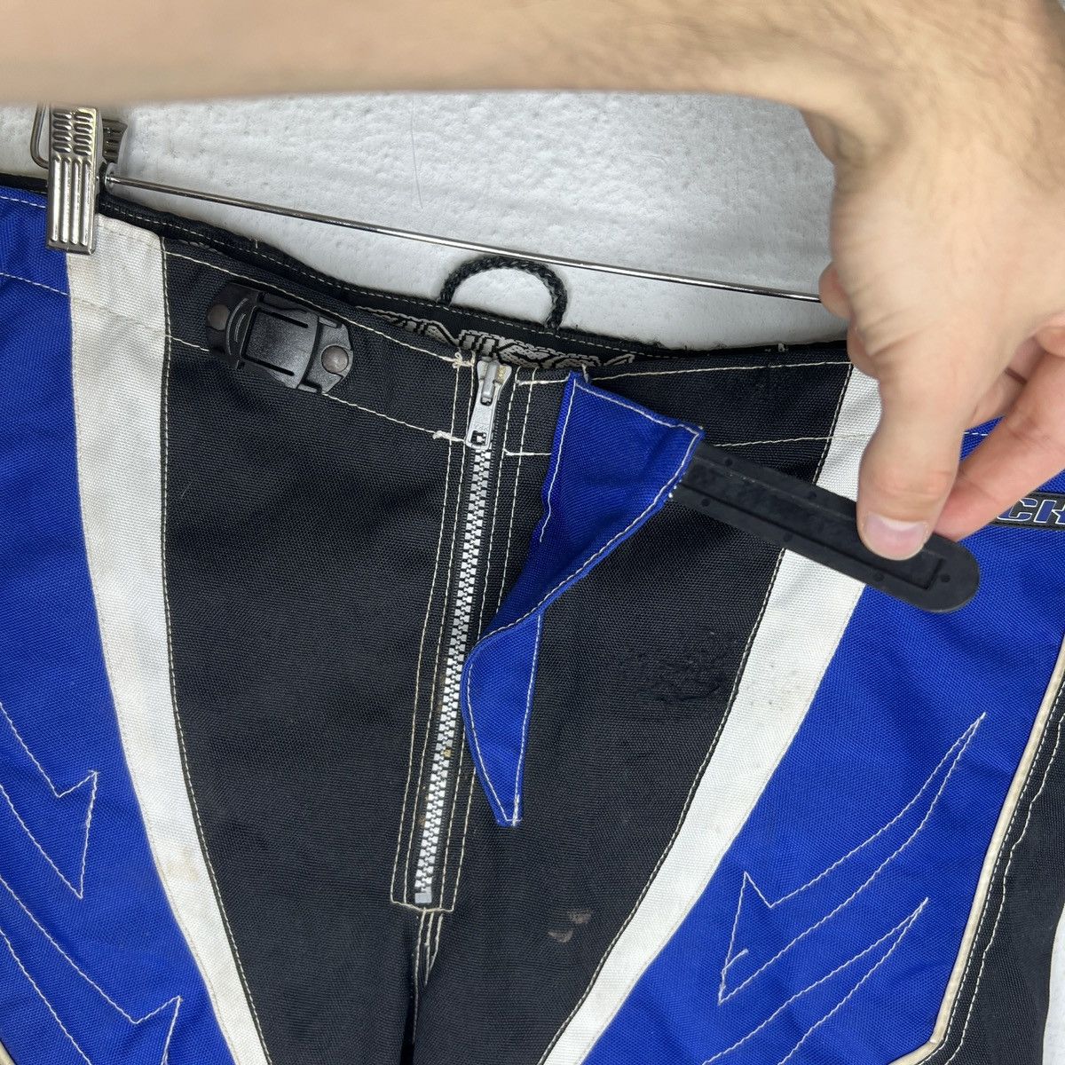 Sports Specialties × Vintage Sinisalo Tech Vintage Motocross Pants Trousers Tech Black Size US 36 / EU 52 - 5 Thumbnail