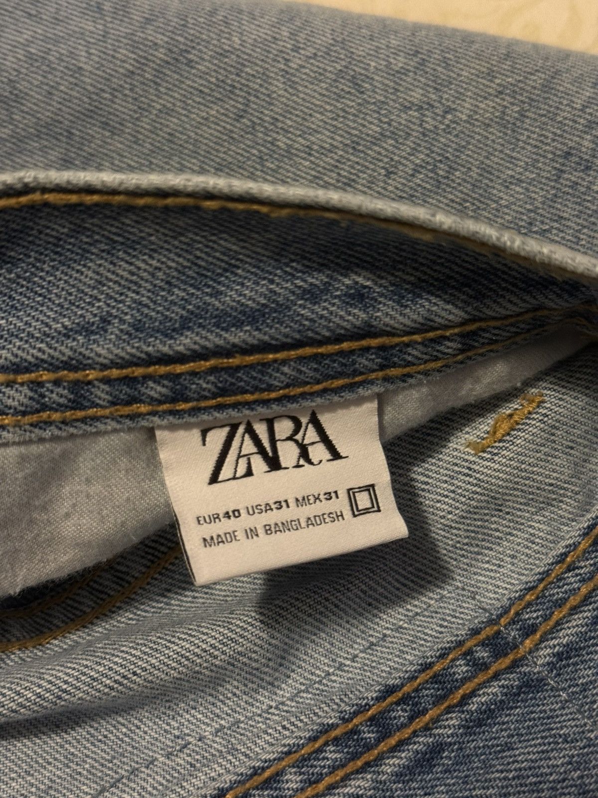 Zara Zara Denim Standards Shorts Size US 31 - 4 Thumbnail