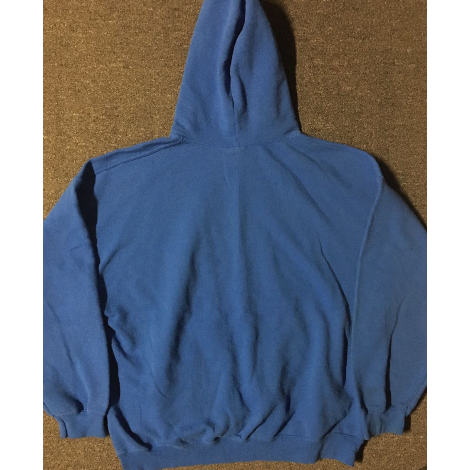 Vintage VINTAGE Grants Pass Cavemen Faded Hoodie XL Blue USA 90s Grunge Biker School Track & Field Mens Sweatshirt Size US XL / EU 56 / 4 - 6 Thumbnail