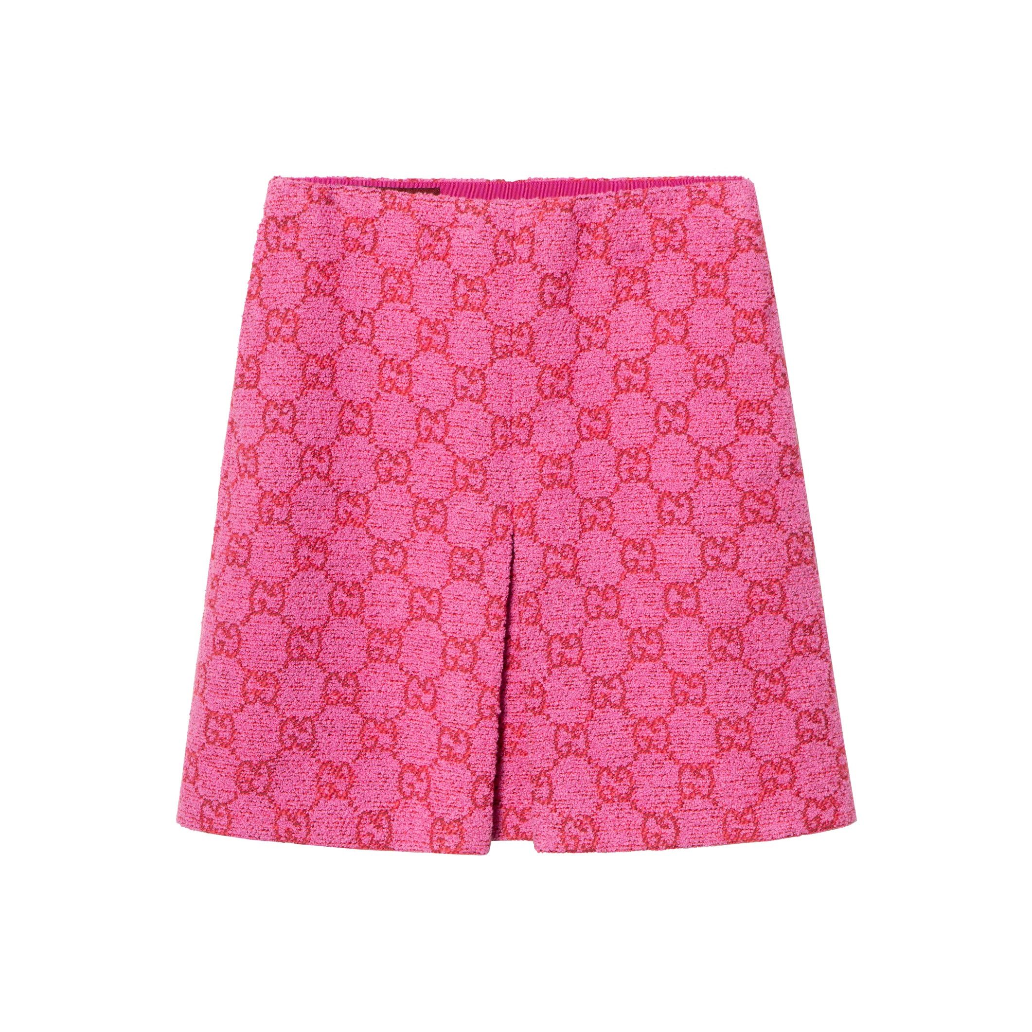 Gucci Gucci Pink GG Logo Mini Skirt Size 40 Size 27" / US 4 / IT 40 - 1 Thumbnail