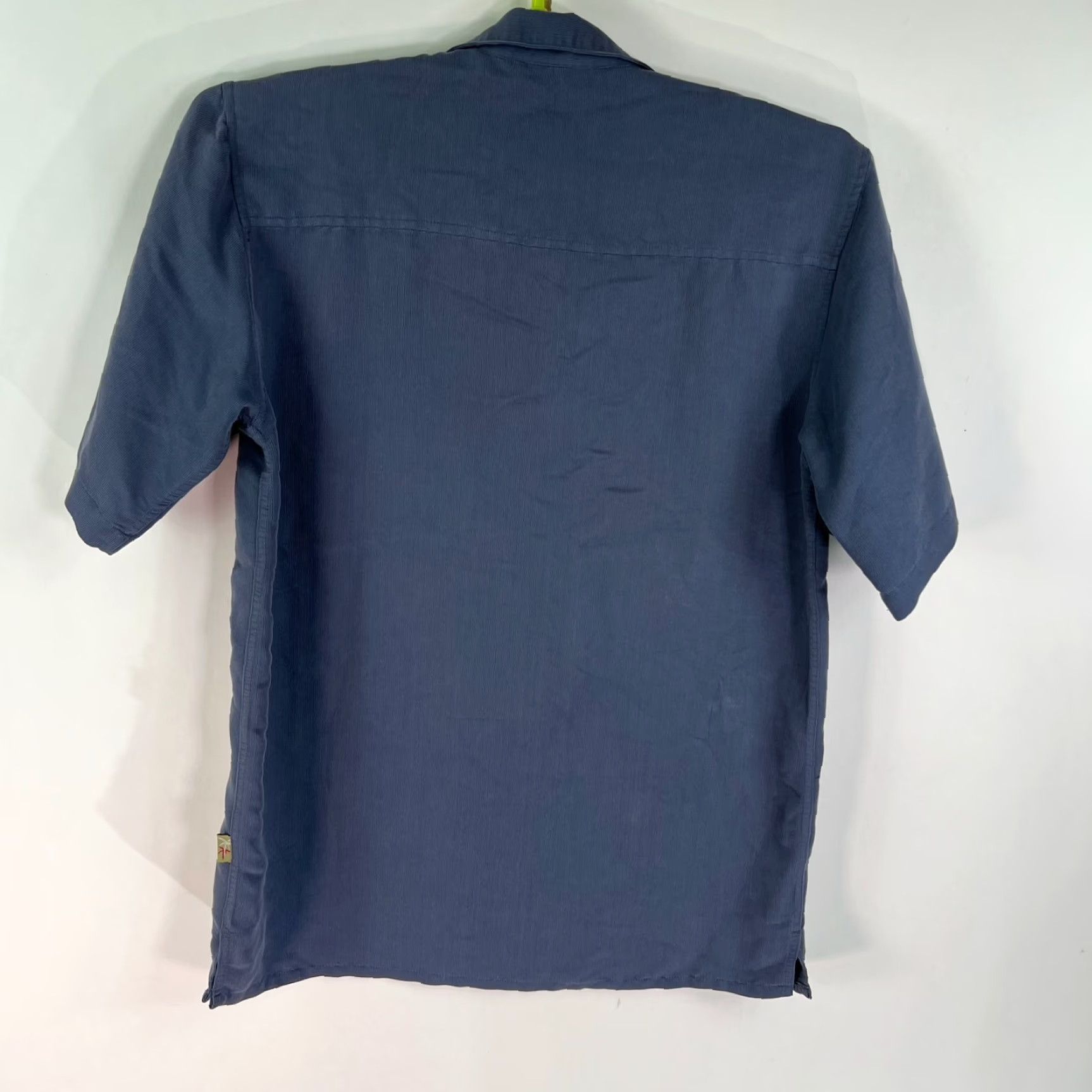 Vintage VINTAGE Cabana Button Up Casual Shirt Mens S Blue Embroidered Palms Sueded Pocket 90s Beach Theme Mens Size S Blue Embroidered Palms Shirt Size US S / EU 44-46 / 1 - 5 Thumbnail