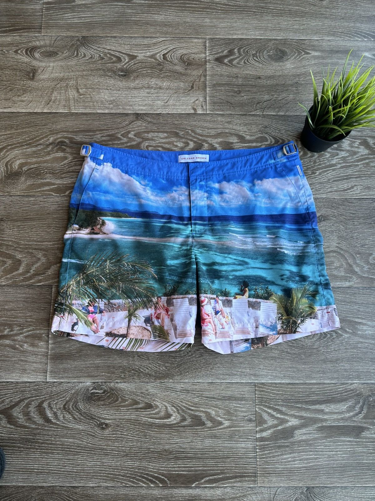 Orlebar Brown 🔥 RARE Orlebar Brown Bulldog Art Print Swim Shorts Trunks Size US 36 / EU 52 - 1 Thumbnail