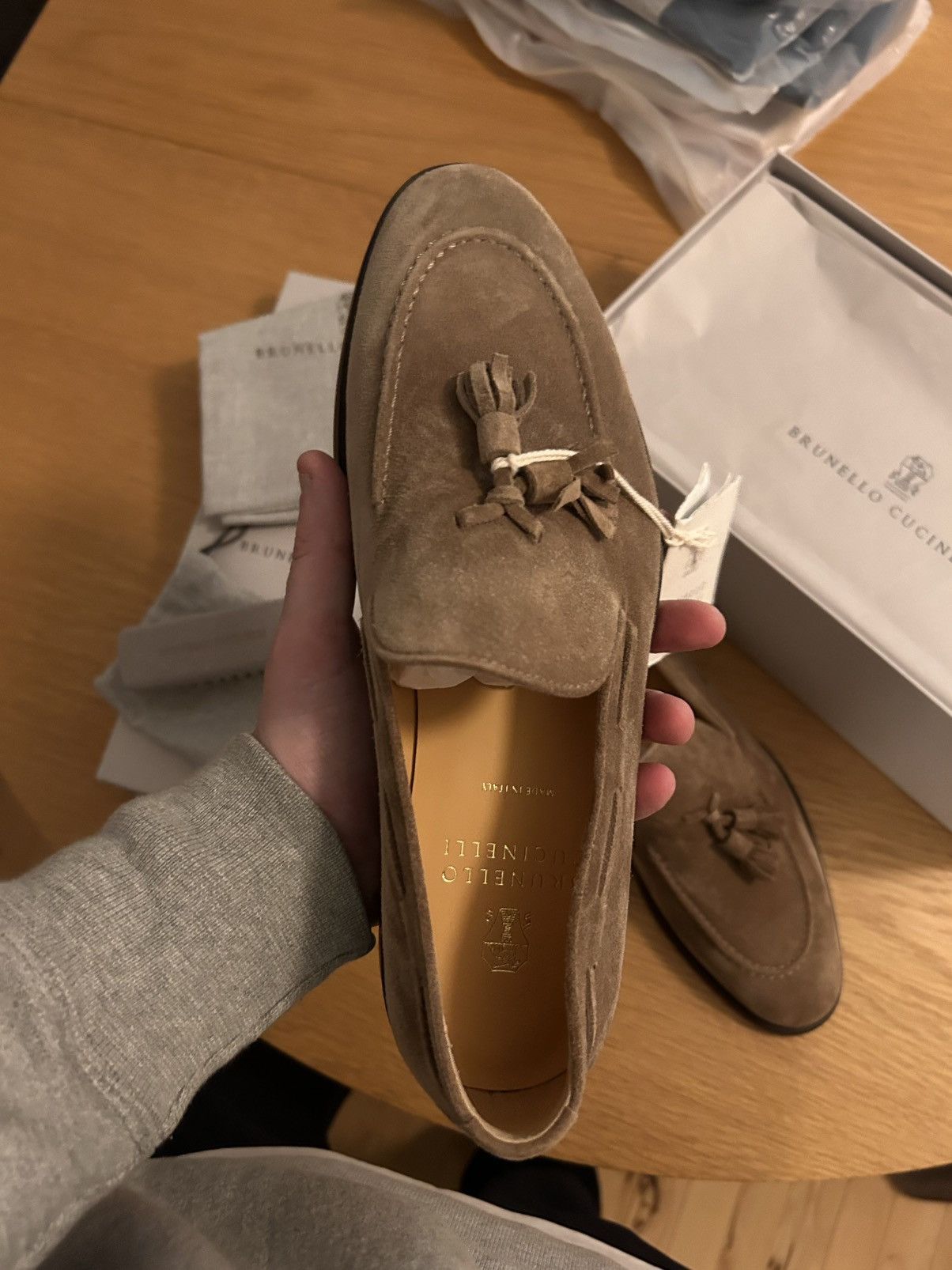 Brunello Cucinelli Brunello Cucinelli Tassel Loafers Size US 8 / EU 41 - 8 Thumbnail