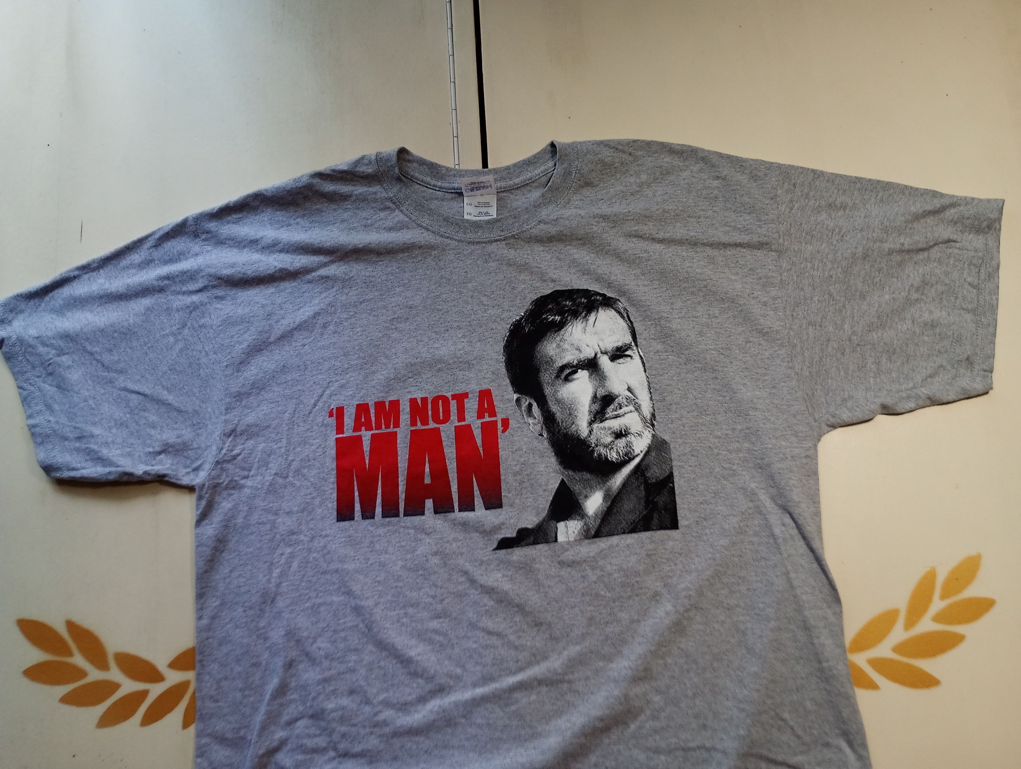 Gildan Gildan Eric Cantona Printed T-Shirt Size US XL / EU 56 / 4 - 5 Thumbnail