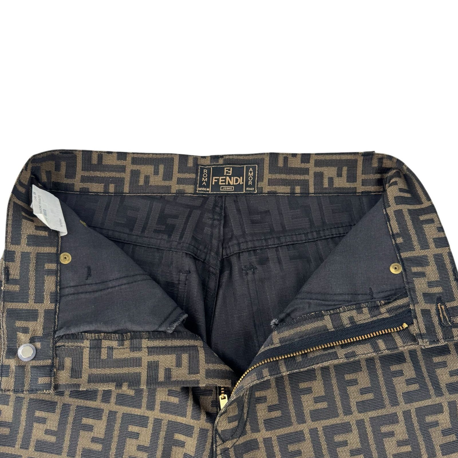 Fendi Fendi Vintage Zucca Print Pant Size 27" / US 4 / IT 40 - 4 Thumbnail