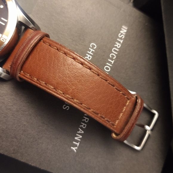 Victorinox Victorinox Chrono Classic Brown Dial Leather Watch Size ONE SIZE - 7 Thumbnail
