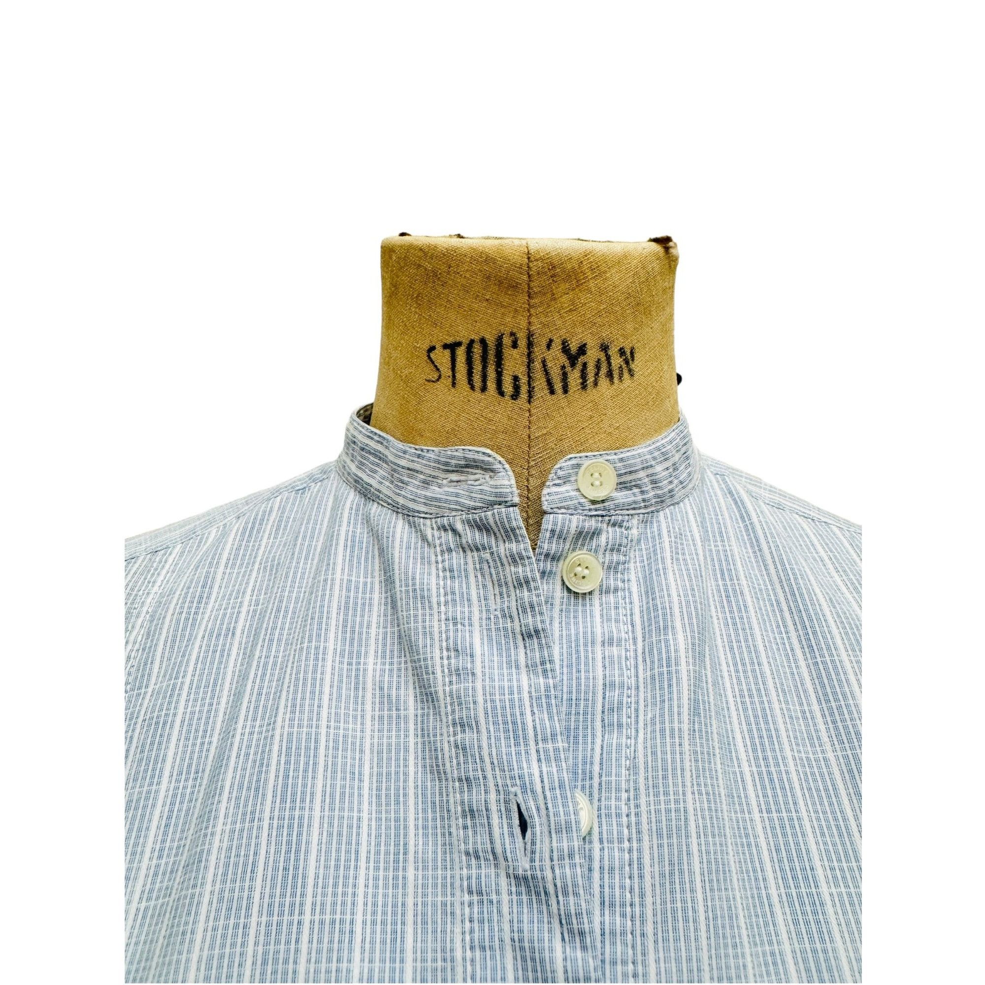 Phoebe Philo Blue Cotton Striped shirt