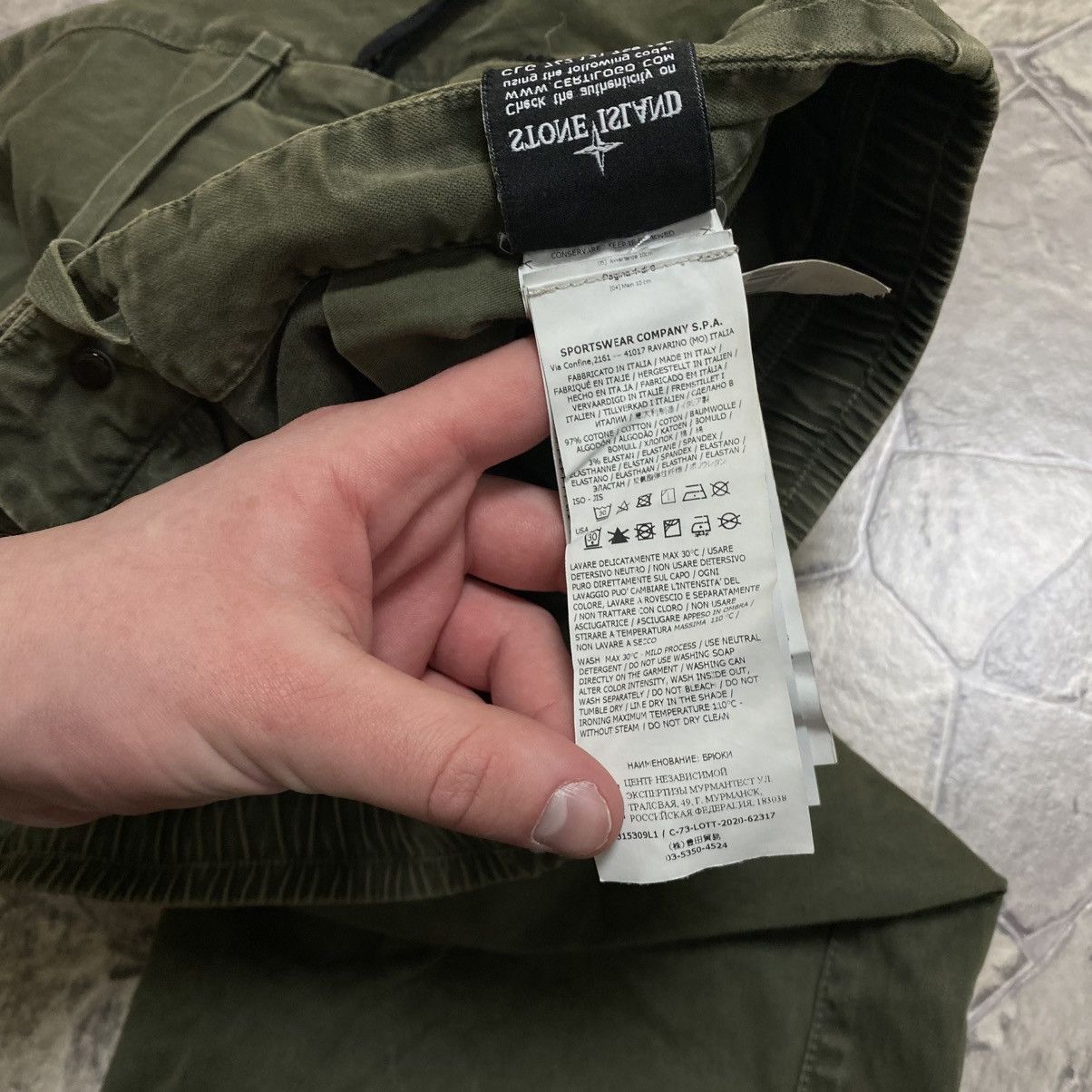 Stone Island Vintage Stone Island Cargo Pants Patch Program Joggers Size US 32 / EU 48 - 18 Thumbnail