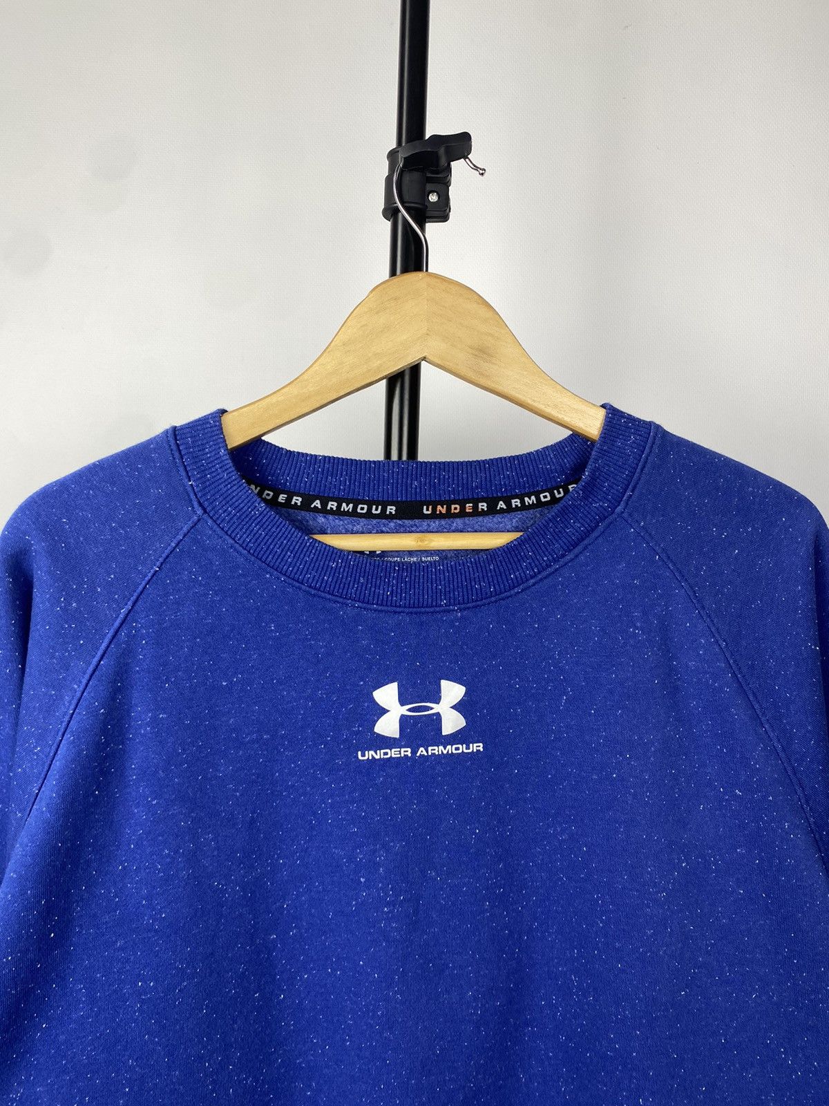 Under Armour × Vintage Vintage CRAZY baggy Under Armour Zip Sweatshirt Size US XL / EU 56 / 4 - 5 Thumbnail
