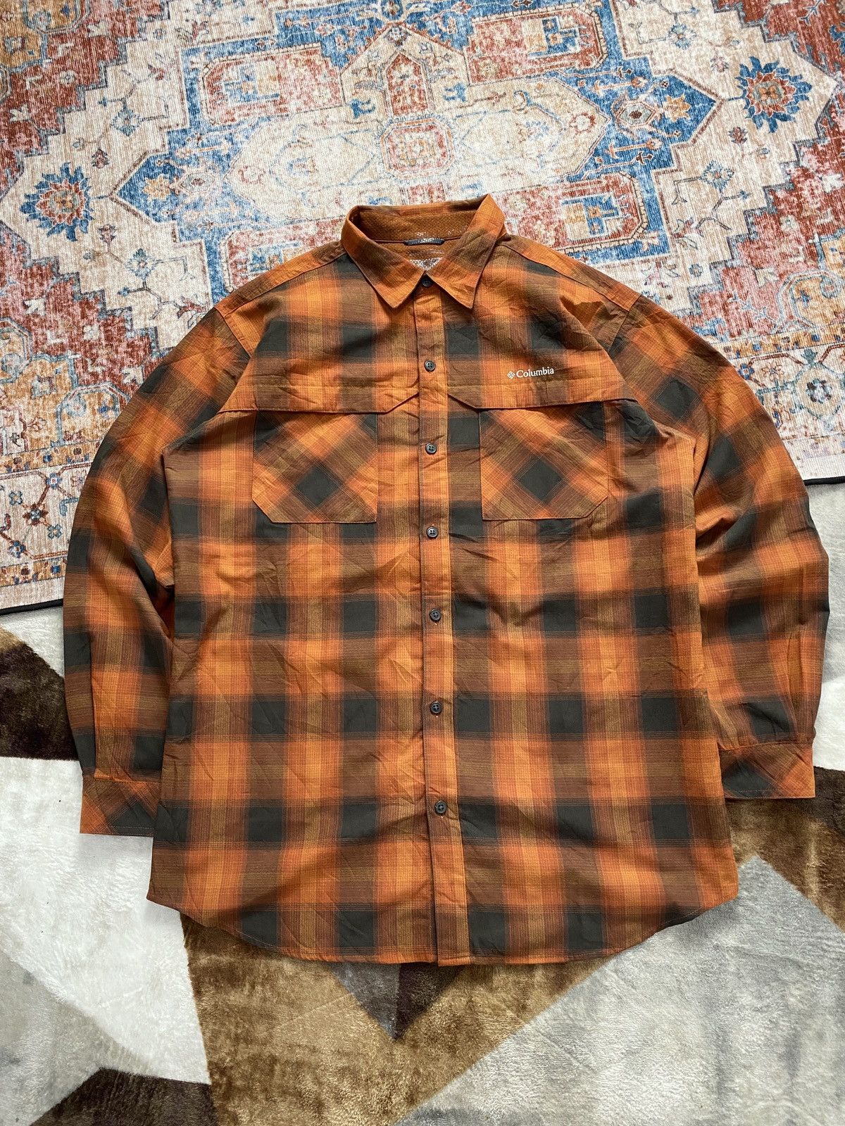 Columbia MOUNTAIN FLANEL SHIRT COLUMBIA VETERANO OMNITECH Size US XL / EU 56 / 4 - 1 Thumbnail