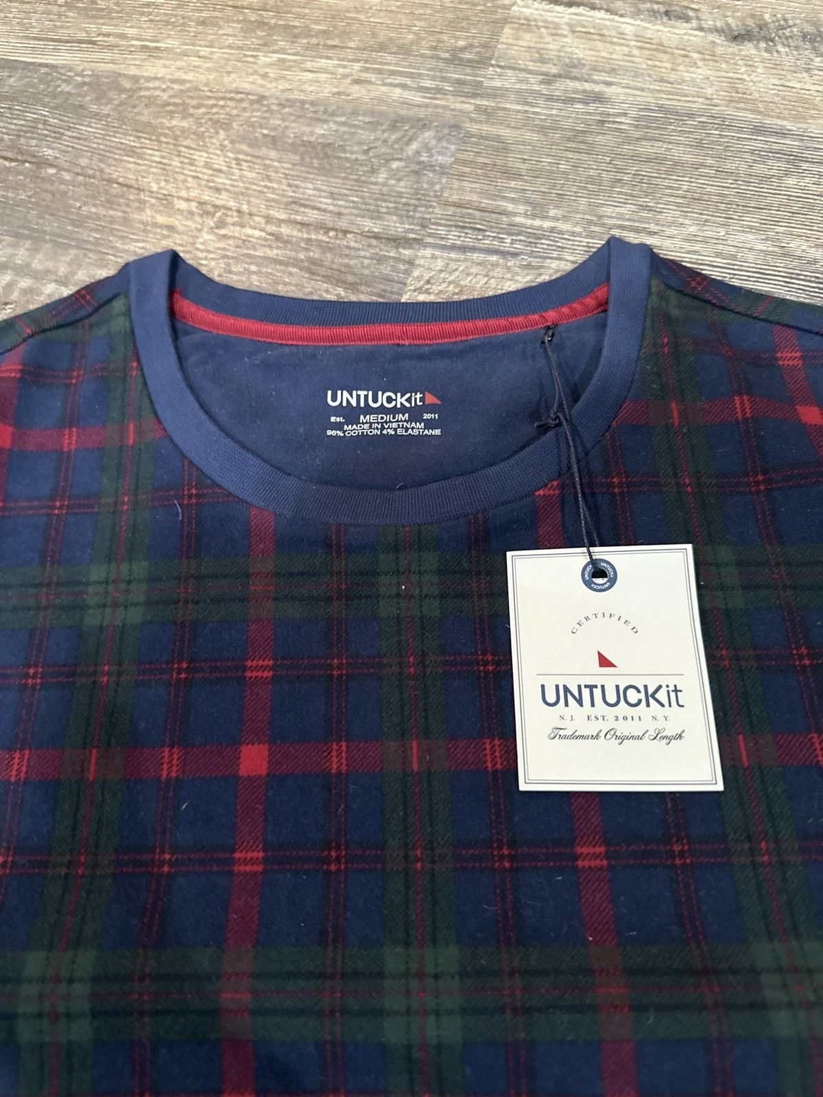 UNTUCKit UNTUCKit Plaid Sweater Size US M / EU 48-50 / 2 - 2 Thumbnail