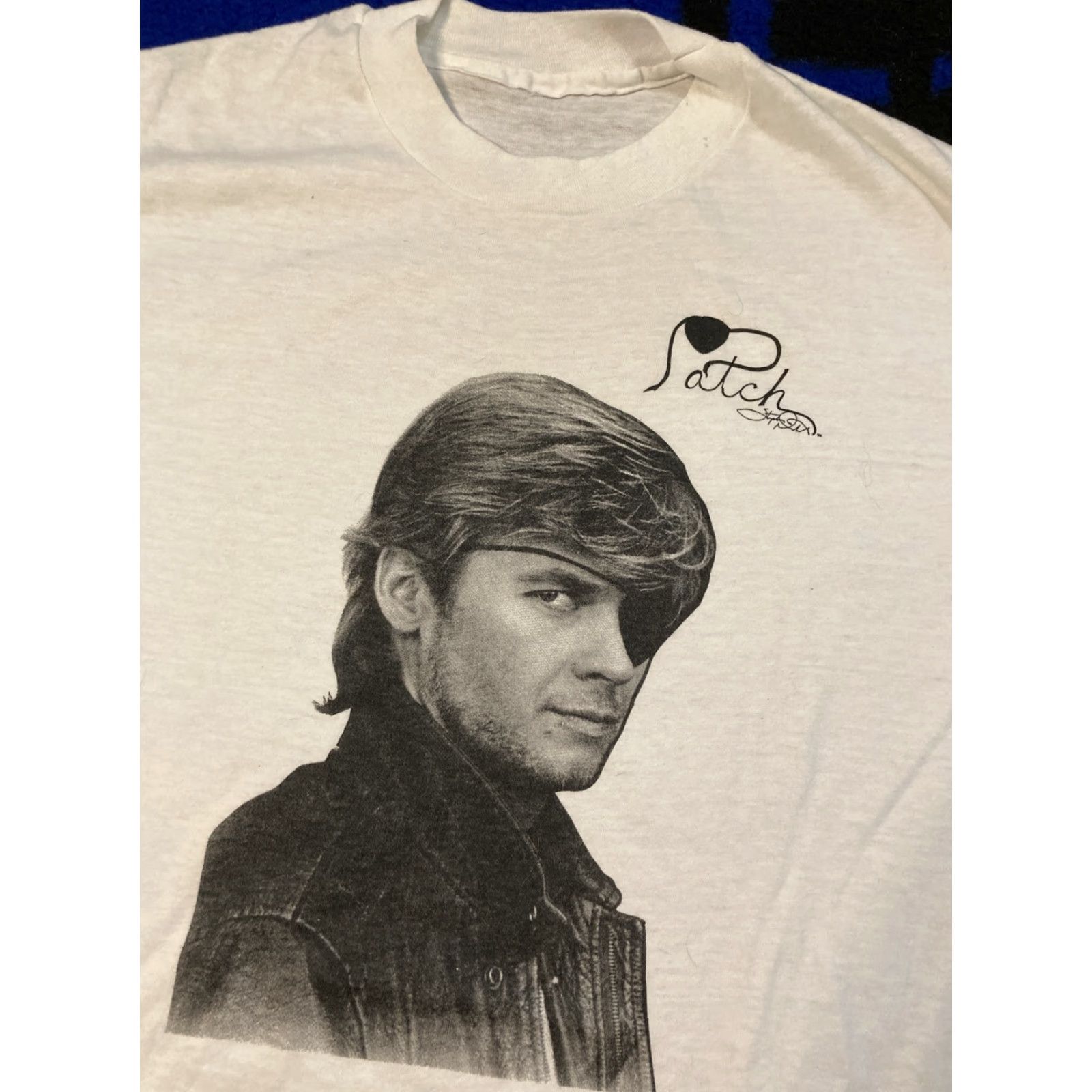 Vintage VINTAGE Stephen Nichols Patch Shirt XL 80s White NBC Soap Opera Promo Mens T-Shirt Size US XL / EU 56 / 4 - 2 Thumbnail