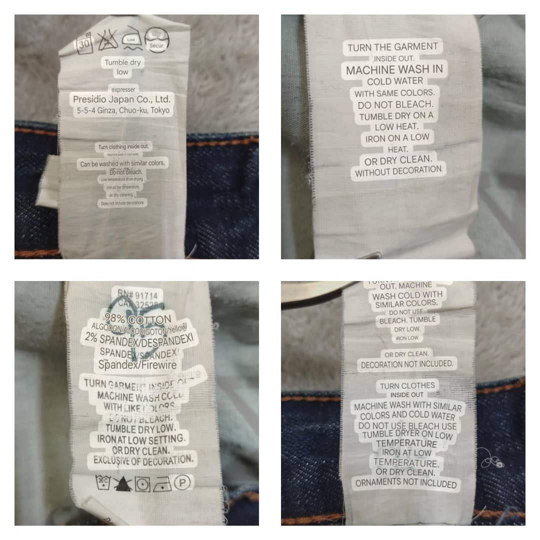 Armani × Armani Exchange × If Six Was Nine Armani Exchange Straight Cut Blue Denim Jeans Size US 29 - 9 Thumbnail
