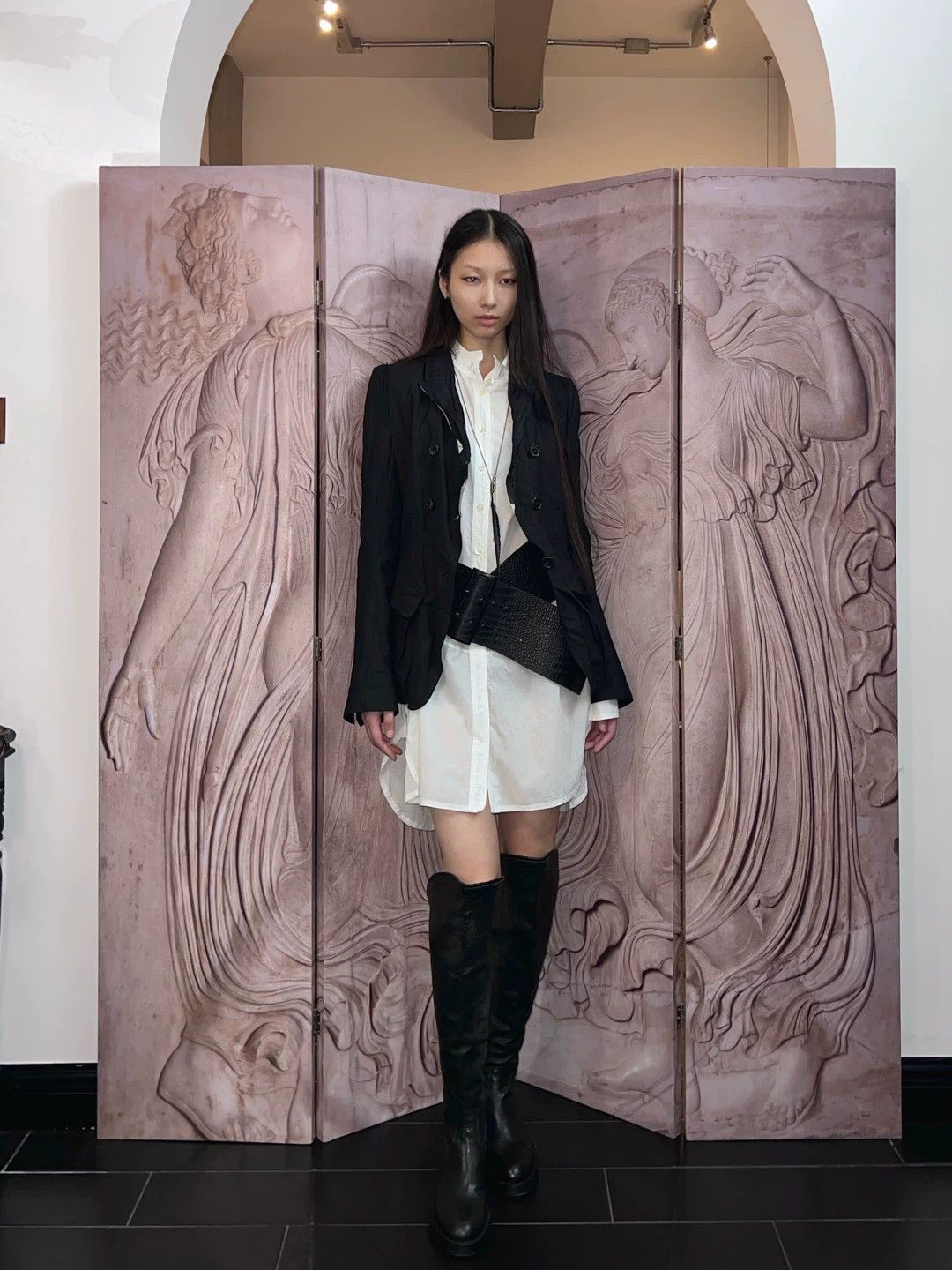 Ann Demeulemeester Ann Demeulemeester 2011ss Pleated Wool Blz Vintage Size XS / US 0-2 / IT 36-38 - 3 Thumbnail