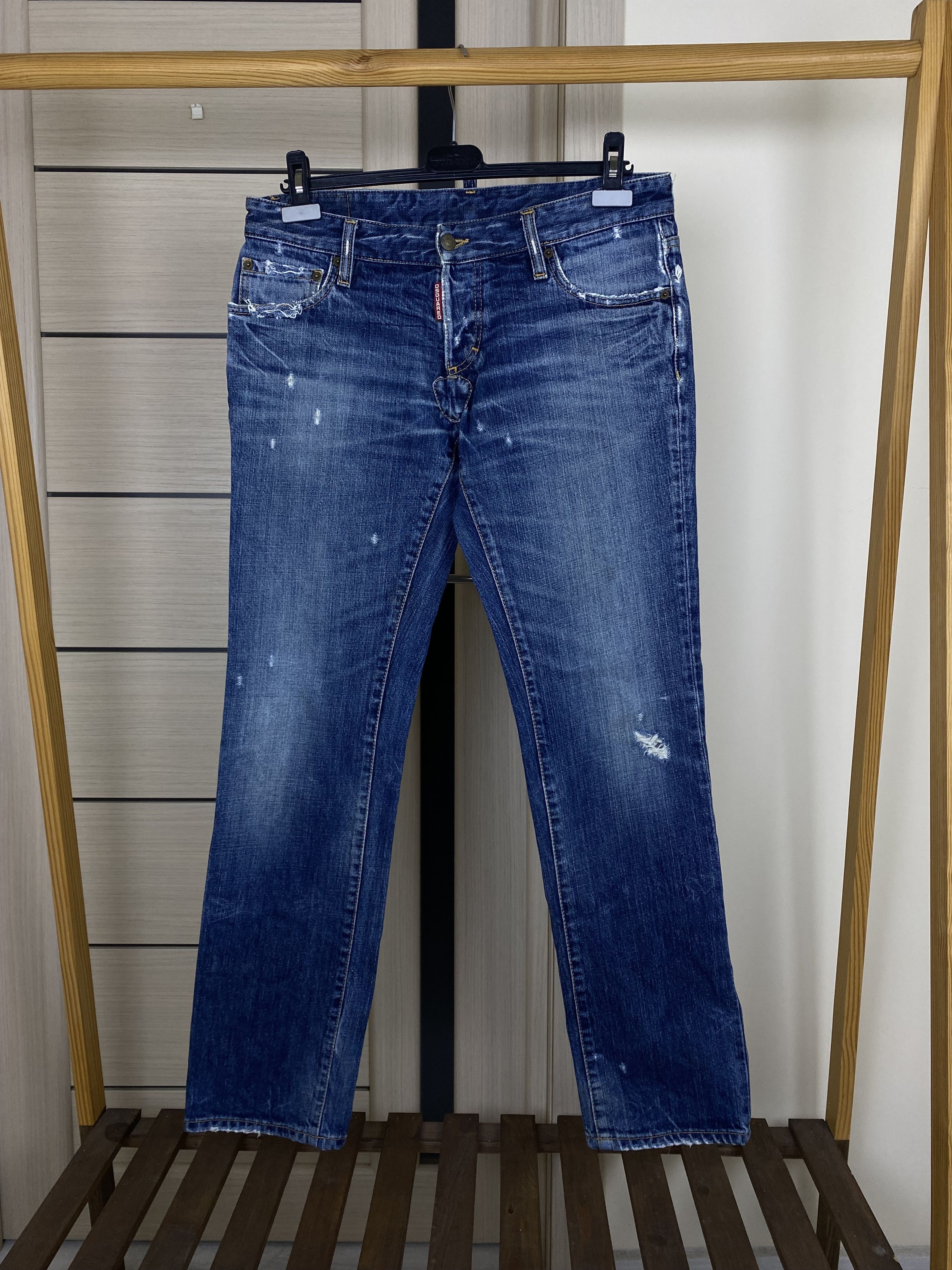 Vintage Dsquared2 distressed washed denim jeans size 48