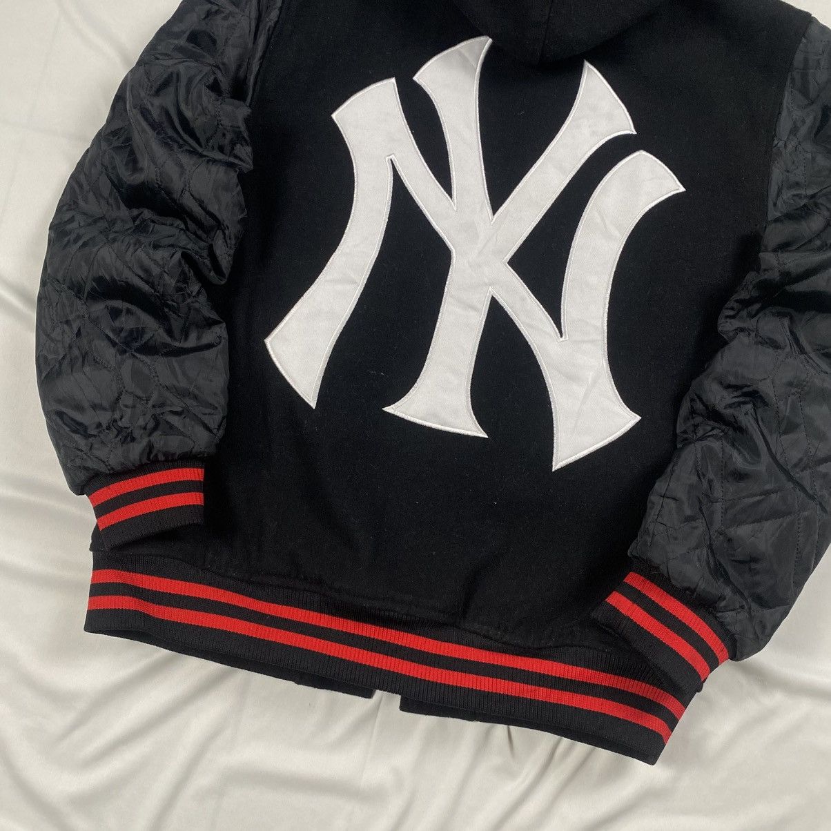 Majestic Vintage y2k Majesti New York Varsity Wool Jacket Size US M / EU 48-50 / 2 - 2 Thumbnail