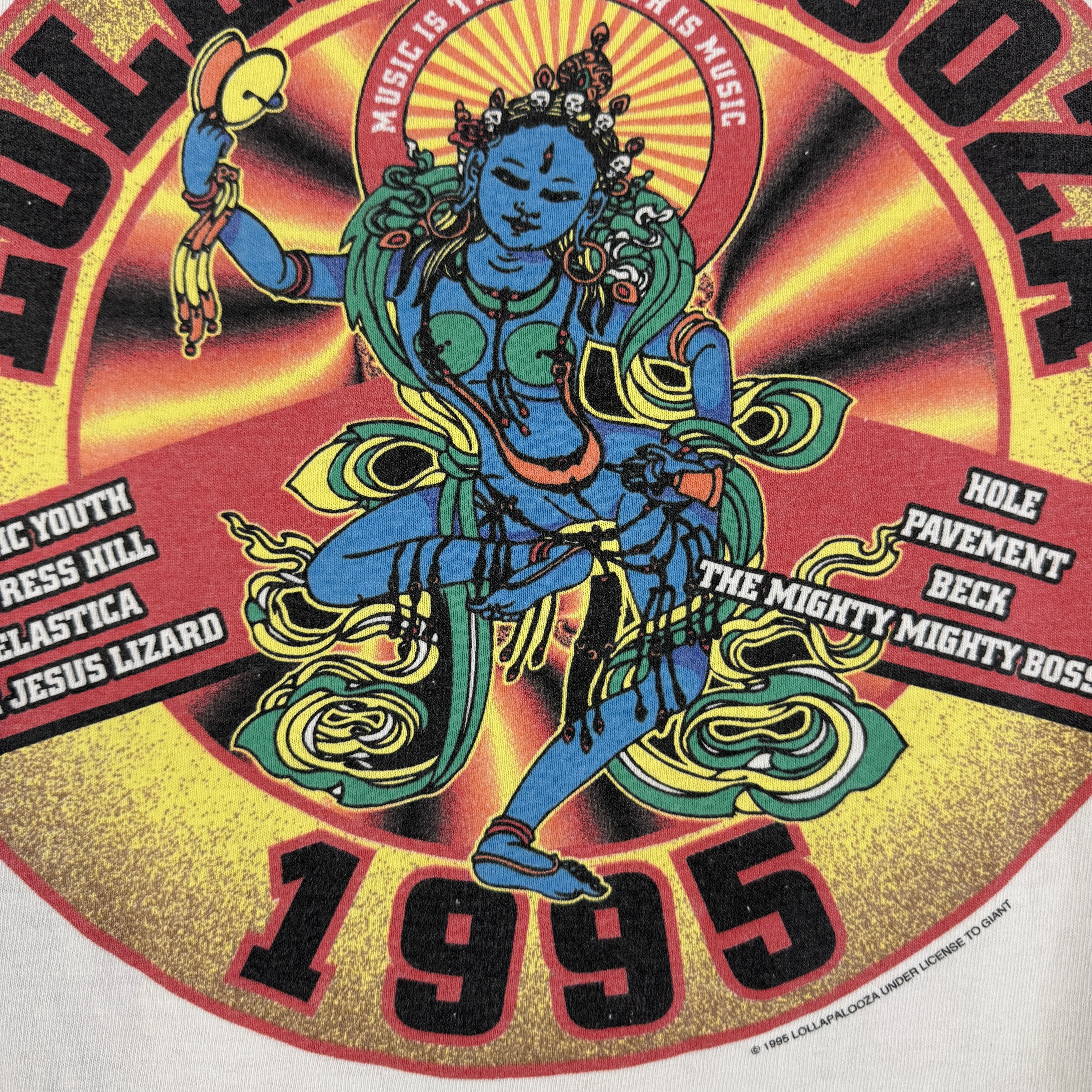 Band Tees Vintage 1995 Lollapalooza Shiva Shirt Size US XL / EU 56 / 4 - 6 Thumbnail