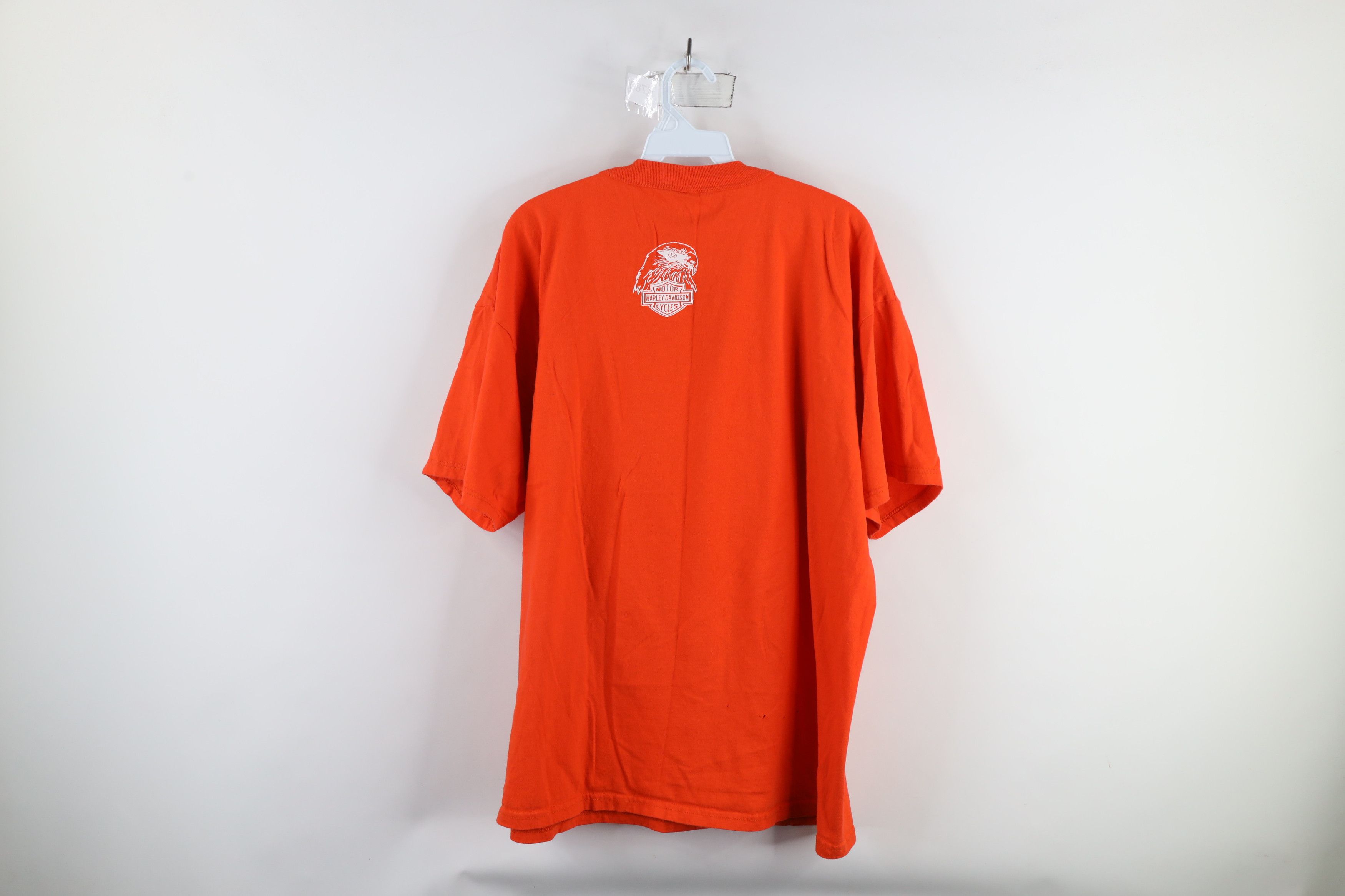 Harley Davidson × Vintage Vintage 90s Harley Davidson Spell Out Eagle Mexico T-Shirt Size US XL / EU 56 / 4 - 11 Thumbnail
