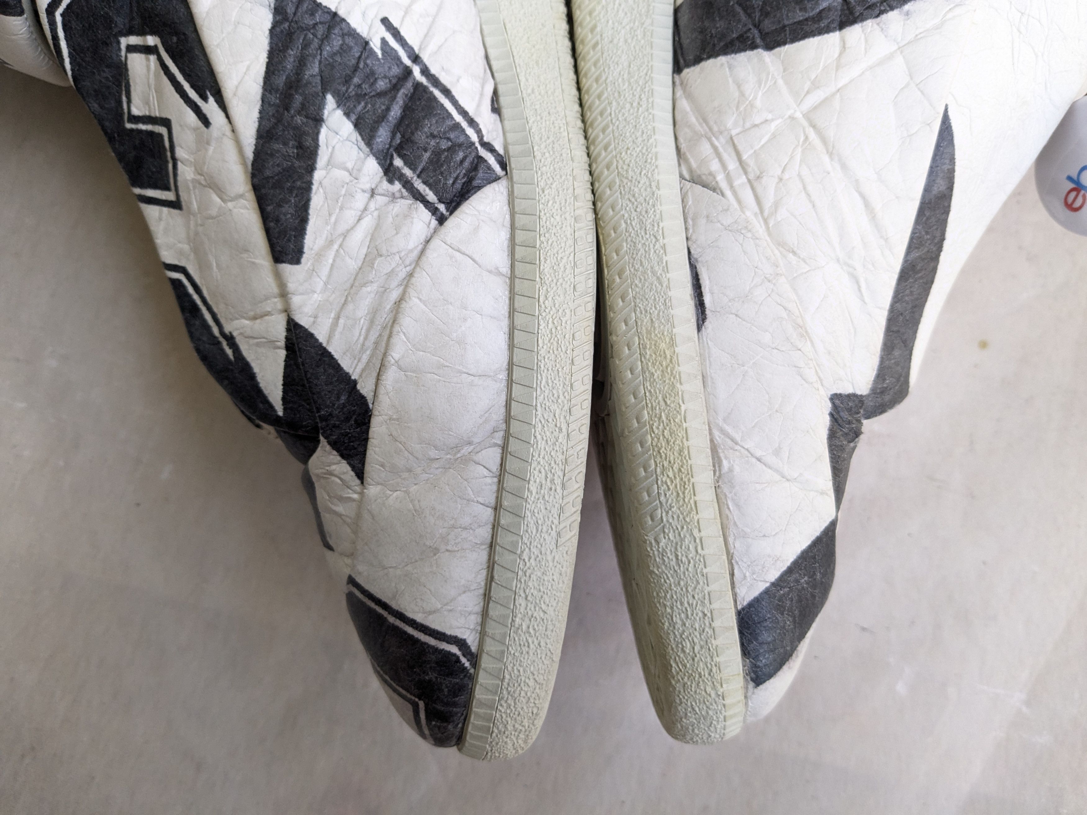 Maison Margiela Maison Margiela Future White 14 47 High Tops Leather Size US 14 / EU 47 - 13 Thumbnail