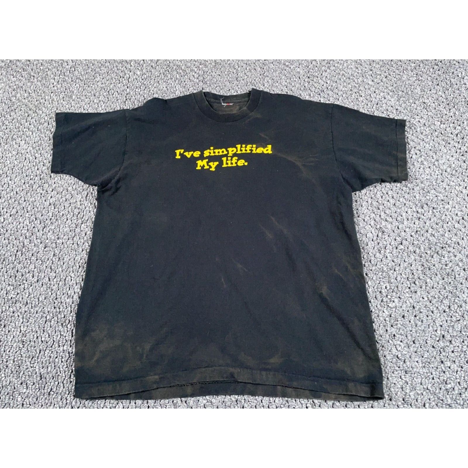 Vintage VINTAGE 90s Fusion Herbicide T-Shirt Adult XL Black - Double-Sided Graphic Tee Men's 90s Nature Outdoor Retro Hipster Shirt Size US XL / EU 56 / 4 - 2 Thumbnail