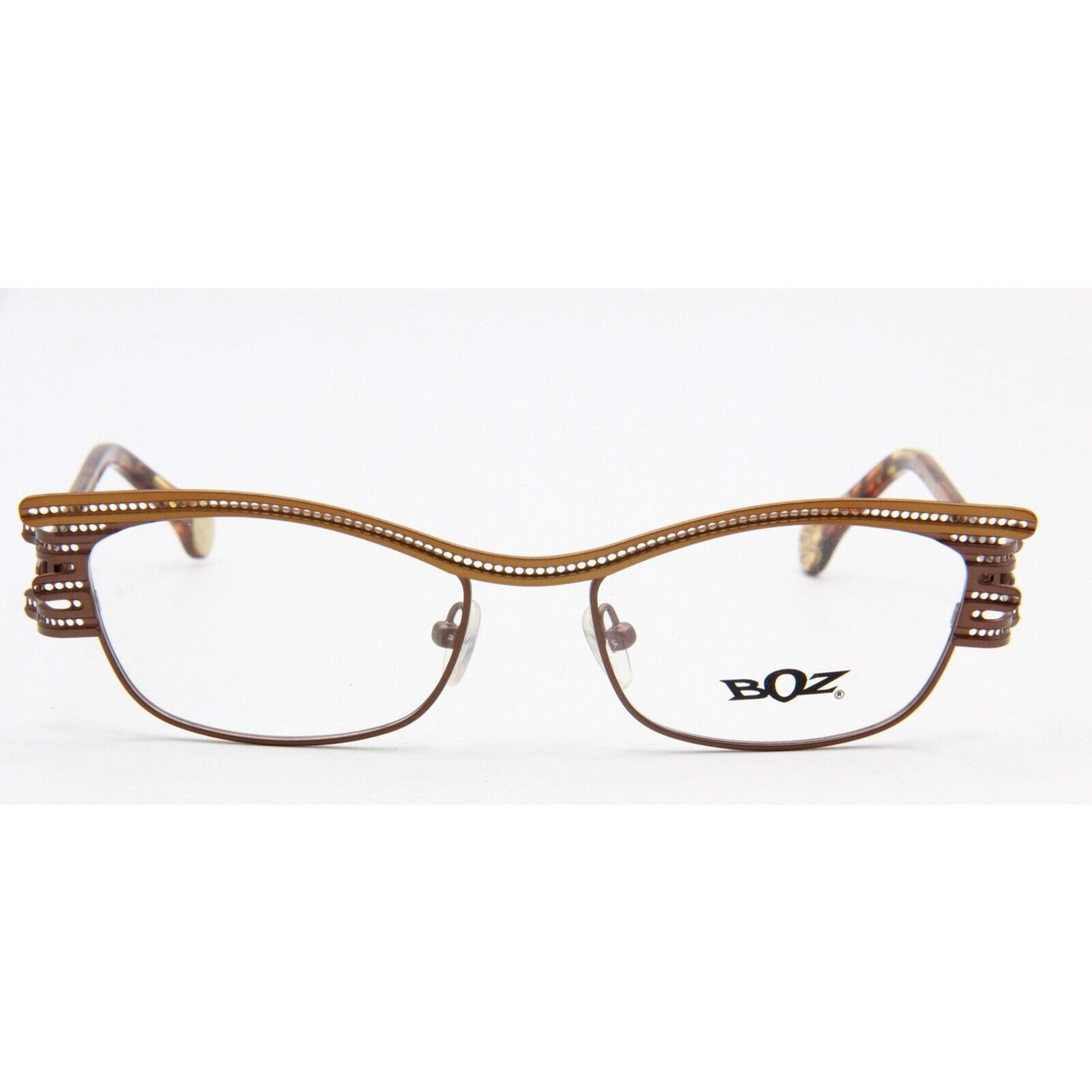 J.F. REY BOZ TATOO 9050 BROWN AUTHENTIC EYEGLASSES FRAME RX 52 17 Size ONE SIZE - 4 Thumbnail
