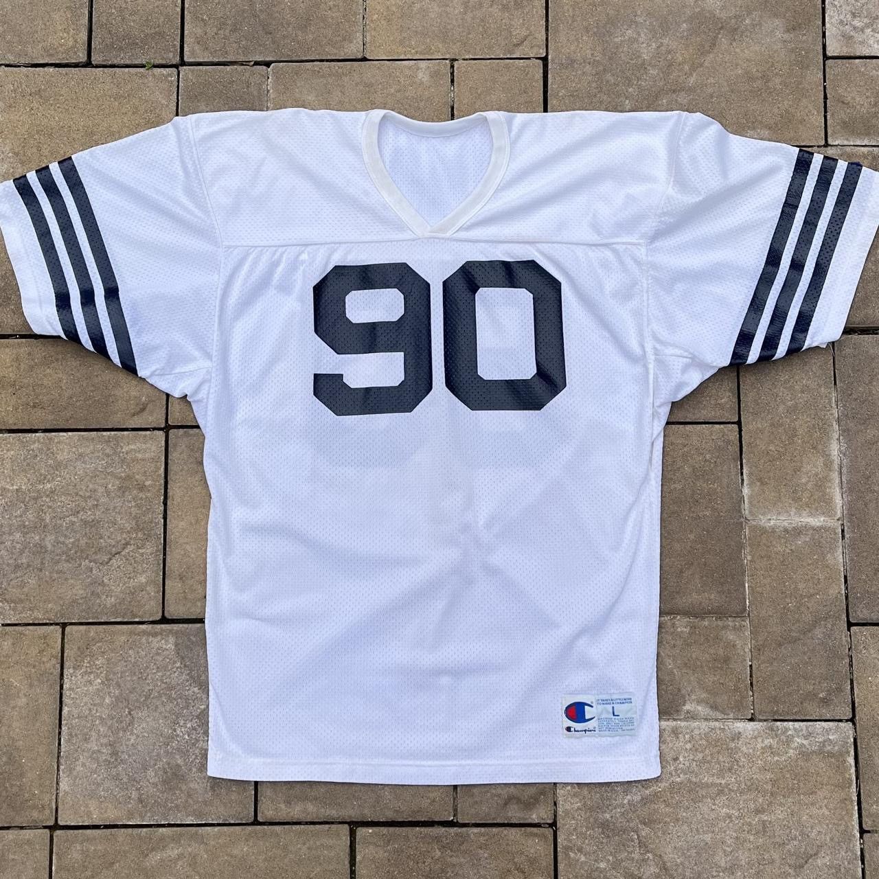 Champion × Vintage Vintage 90s Champion Made in USA Football Jersey Size US L / EU 52-54 / 3 - 1 Thumbnail