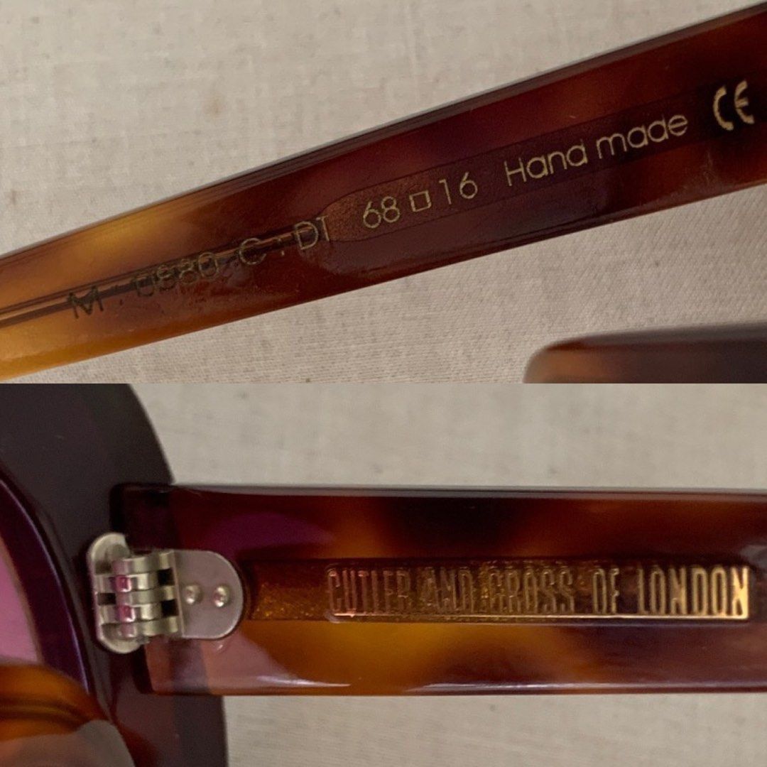 Cutler and Gross Cutler & Gross tortoiseshell sunglasses M0880 oversize frame Size ONE SIZE - 6 Thumbnail