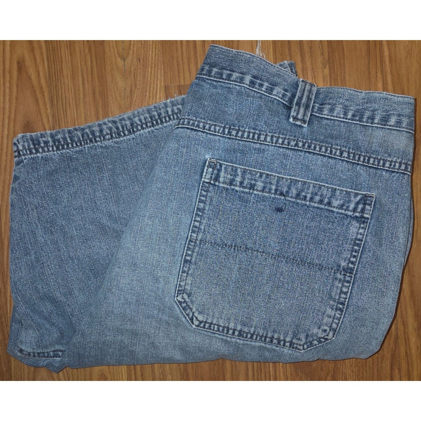 Wrangler VINTAGE WRANGLER ORIGINALS BLUE DENIM JEAN SHORTS SIZE - 38 Size US 38 / EU 54 - 2 Thumbnail