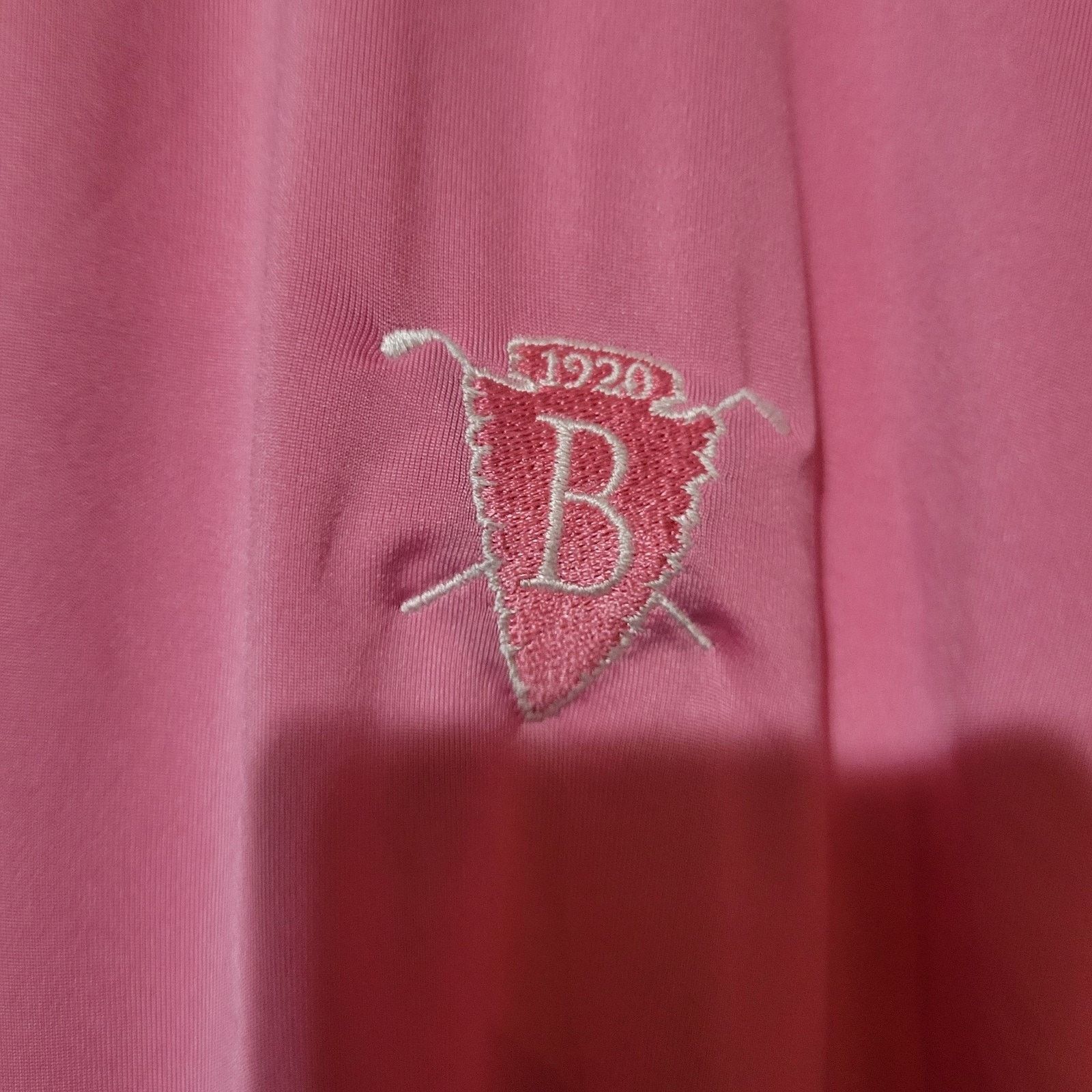 & Other Stories Pebble Beach Performance Pink Polo SZ Large Logo See Picture Size US L / EU 52-54 / 3 - 2 Thumbnail