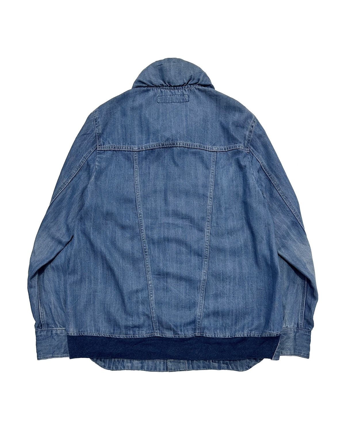 mercibeaucoup Mercibeaucoup Pillow Neck Issey Miyake Denim Jacket Size US L / EU 52-54 / 3 - 6 Thumbnail