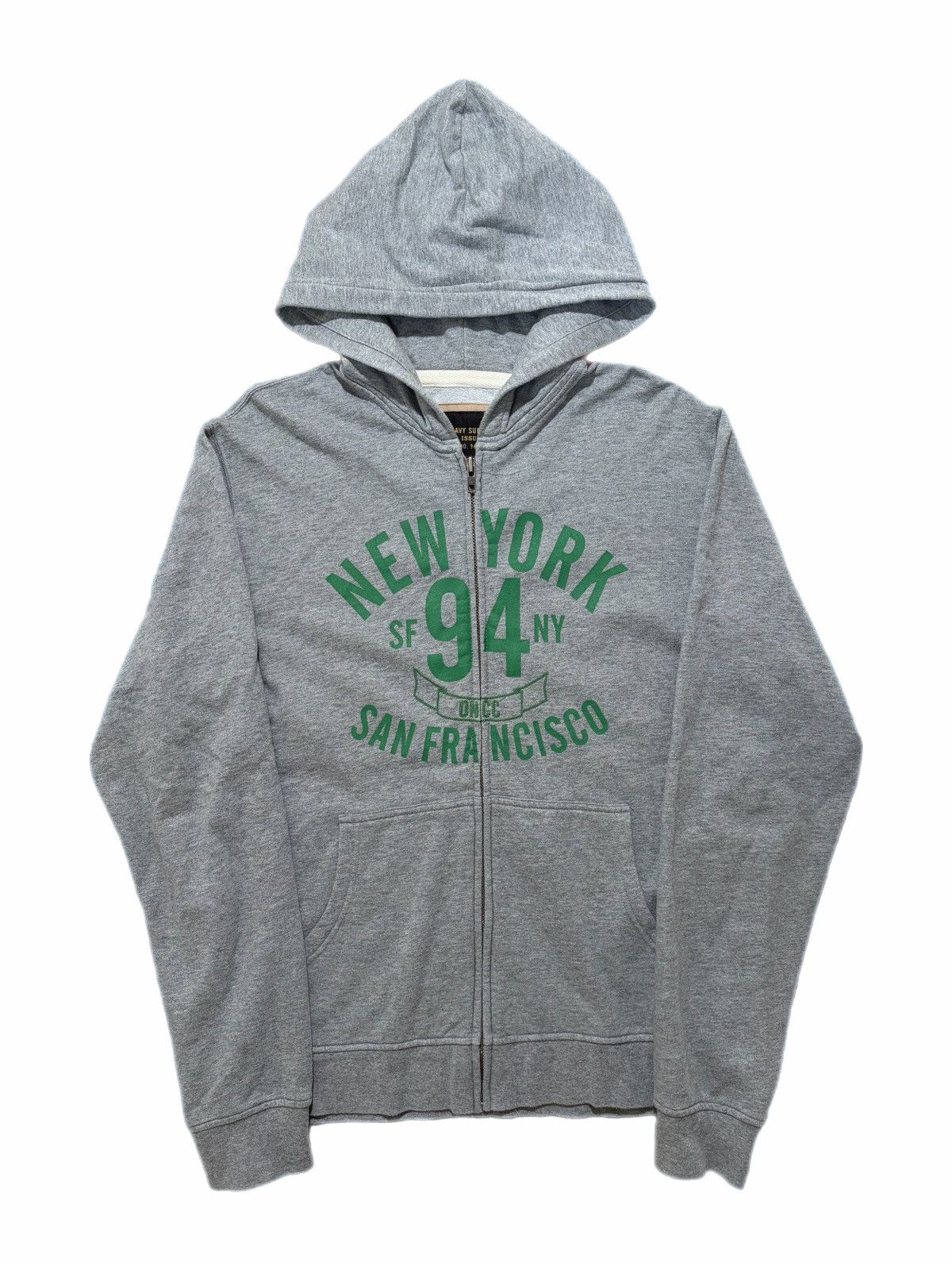 Old Navy Old Navy Surplus Hoodie Mens Full Zip New York San Francisco Size US L / EU 52-54 / 3 - 1 Thumbnail