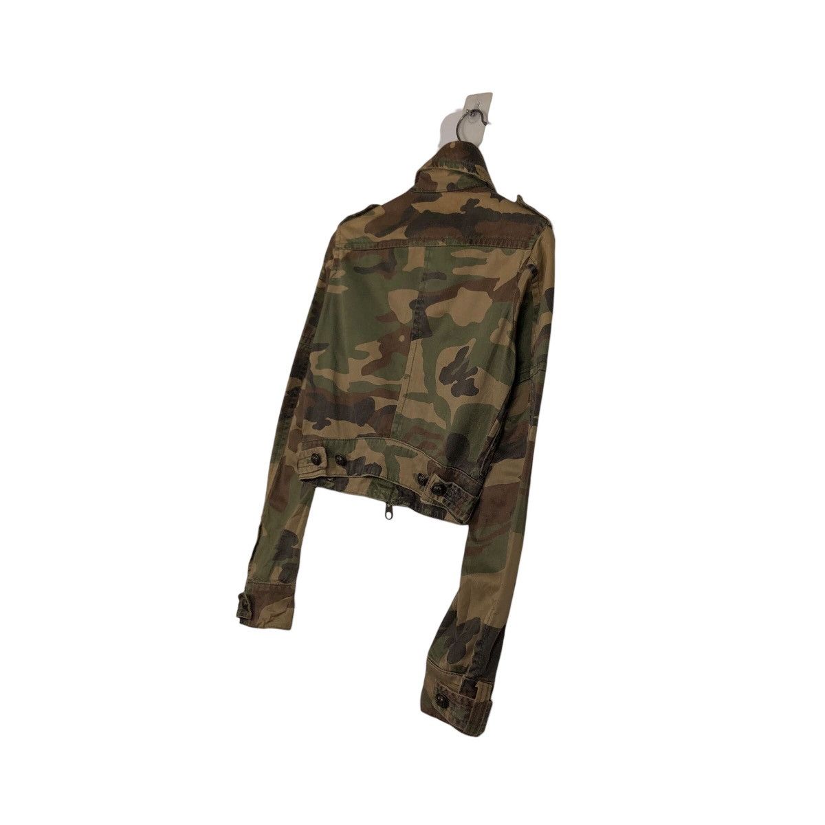 Japanese Brand 📌Vintage Cropped Biker Jacket Fakedelic Camouflage Military Size US M / EU 48-50 / 2 - 11 Thumbnail
