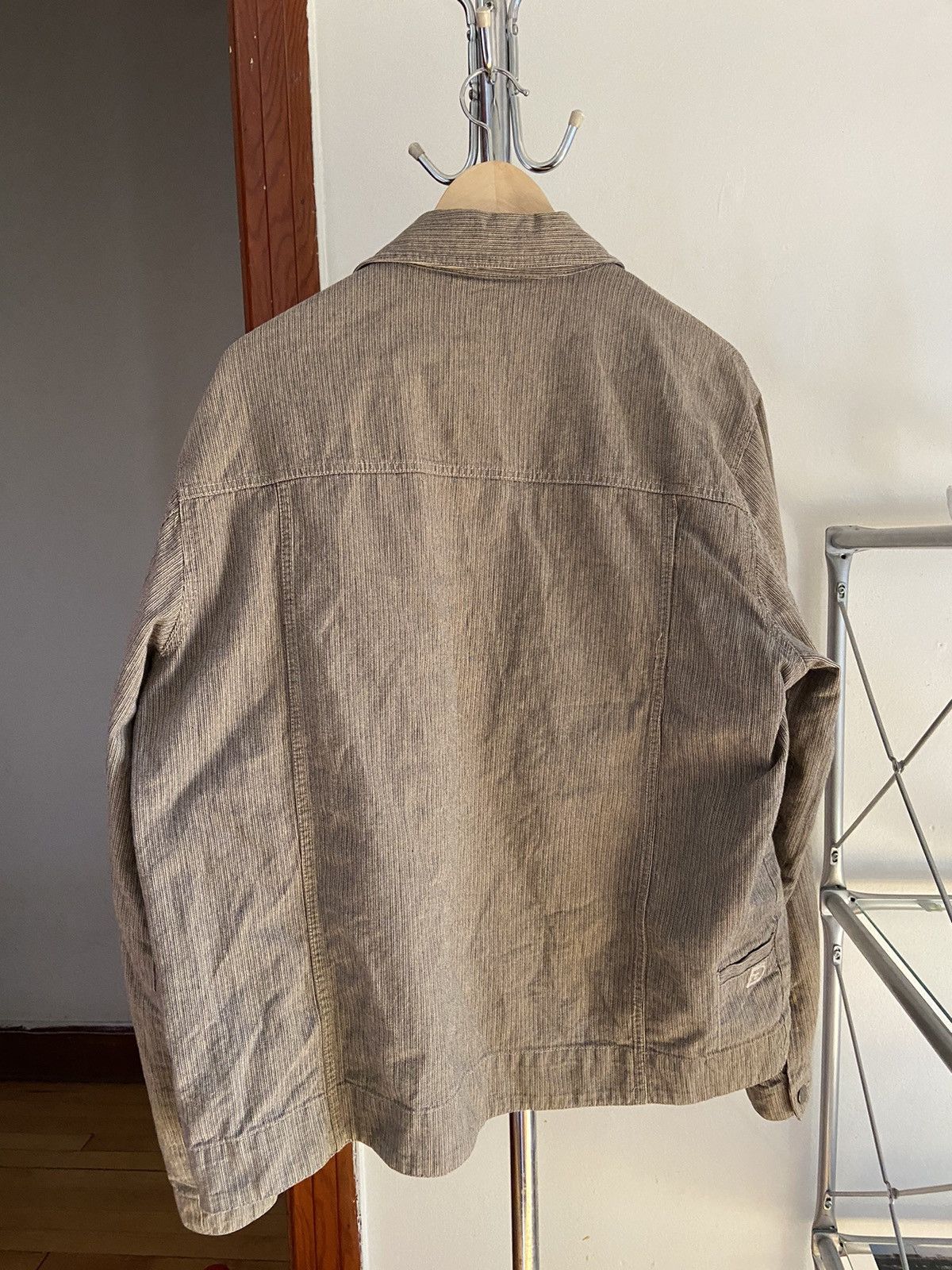 Vintage Beige boxy long sleeve vest Size US L / EU 52-54 / 3 - 3 Thumbnail