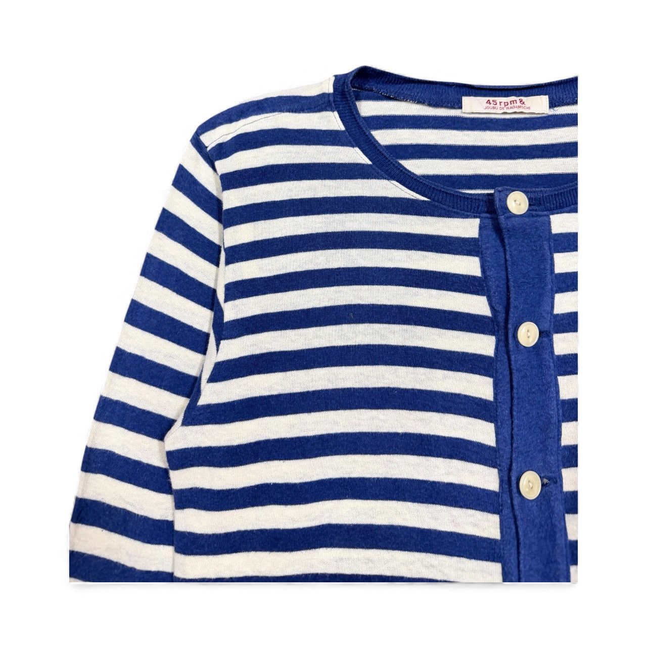 45rpm Vtg🔥45rpm & Joubu De Nagamochi Striped Cardigan Size US S / EU 44-46 / 1 - 6 Thumbnail
