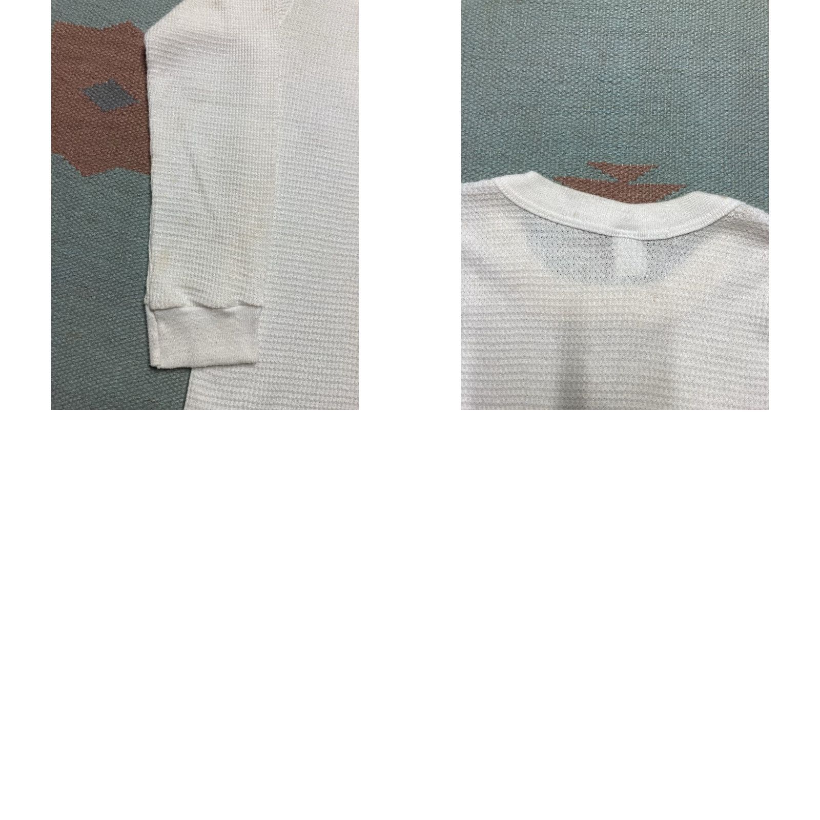 Vintage VINTAGE 70s waffle knit thermal shirt Kmart grunge base layer women's XL Shirt Womens XL waffle knit thermal shirt grunge base layer Kmart vintage 70s Size XL / US 12-14 / IT 48-50 - 8 Thumbnail