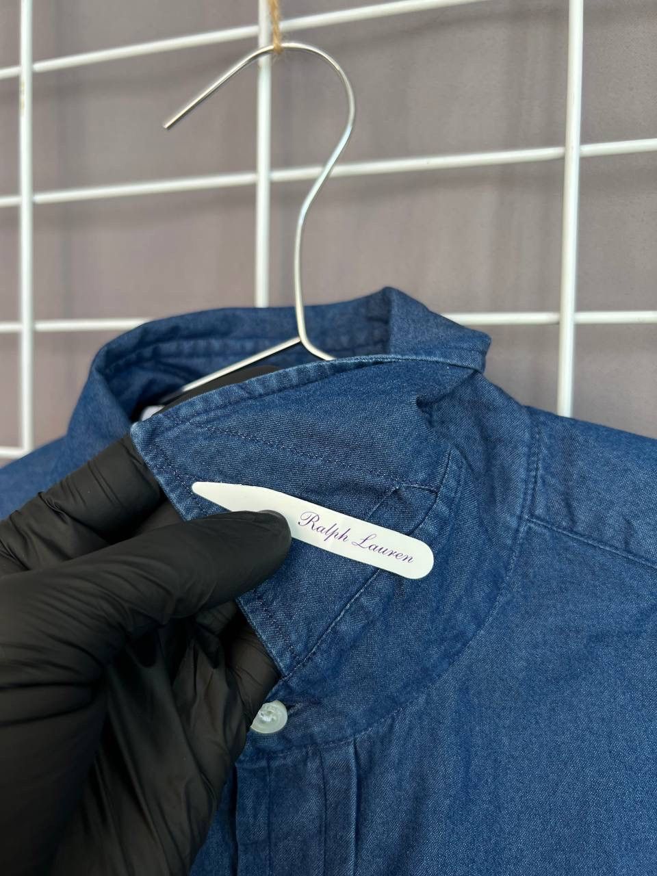 Ralph Lauren Purple Label Ralph Lauren Purple Label Indigo Button Shirt Size 14.5 or M Size US M / EU 48-50 / 2 - 17 Thumbnail