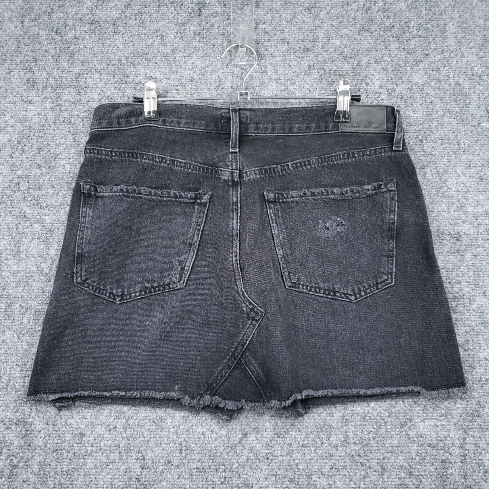 Citizens Of Humanity Citizens of Humanity Skirt Women 27 Black Premium Vintage Mini Denim Ripped Jeans Style: Mini Size 27" / US 4 / IT 40 - 2 Thumbnail