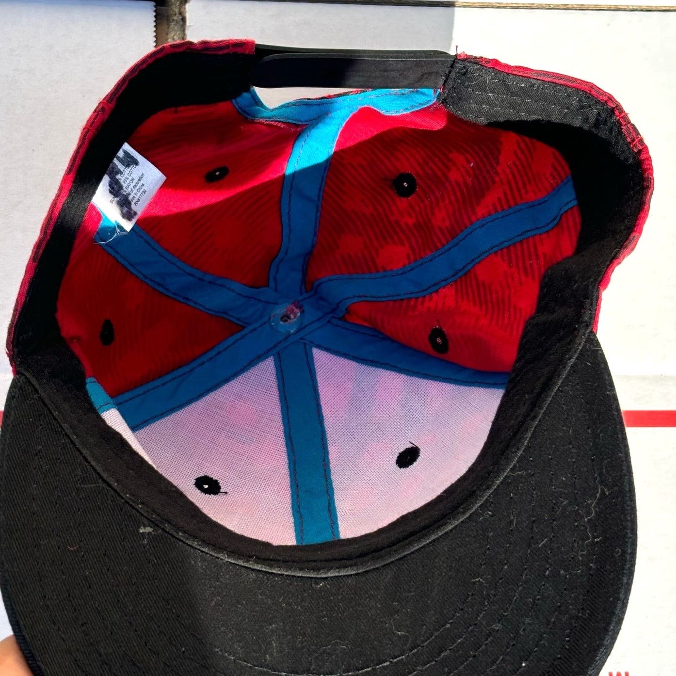 Other Black & Red Paid Men's Hat Size ONE SIZE - 4 Thumbnail