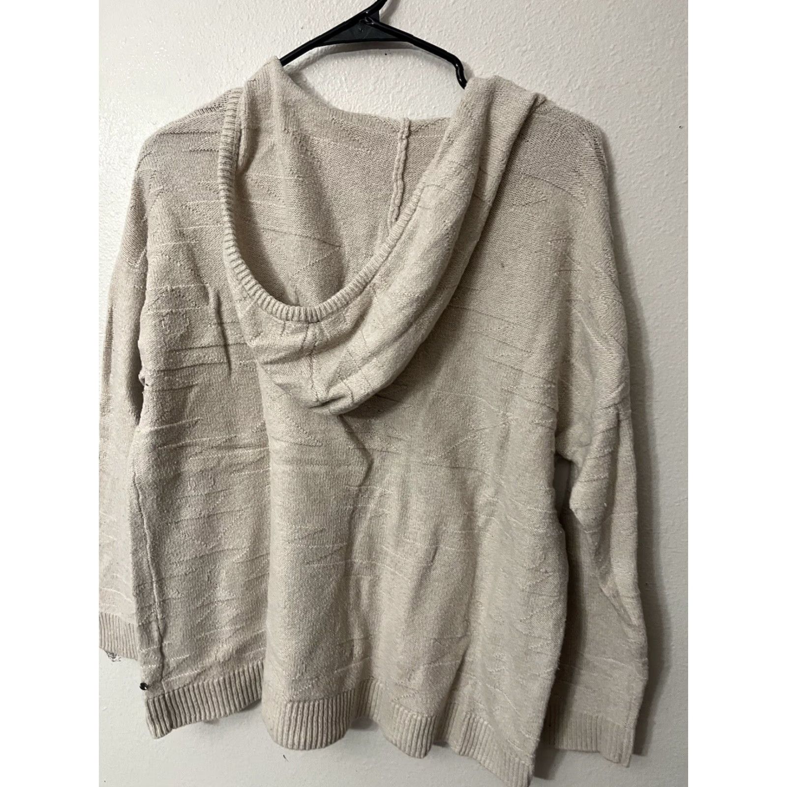 American Eagle Outfitters VINTAGE American Eagle Hoodie Sweater Pullover V-Neck Women’s Size Medium Brown Beige Casual Top Size M / US 6-8 / IT 42-44 - 3 Thumbnail