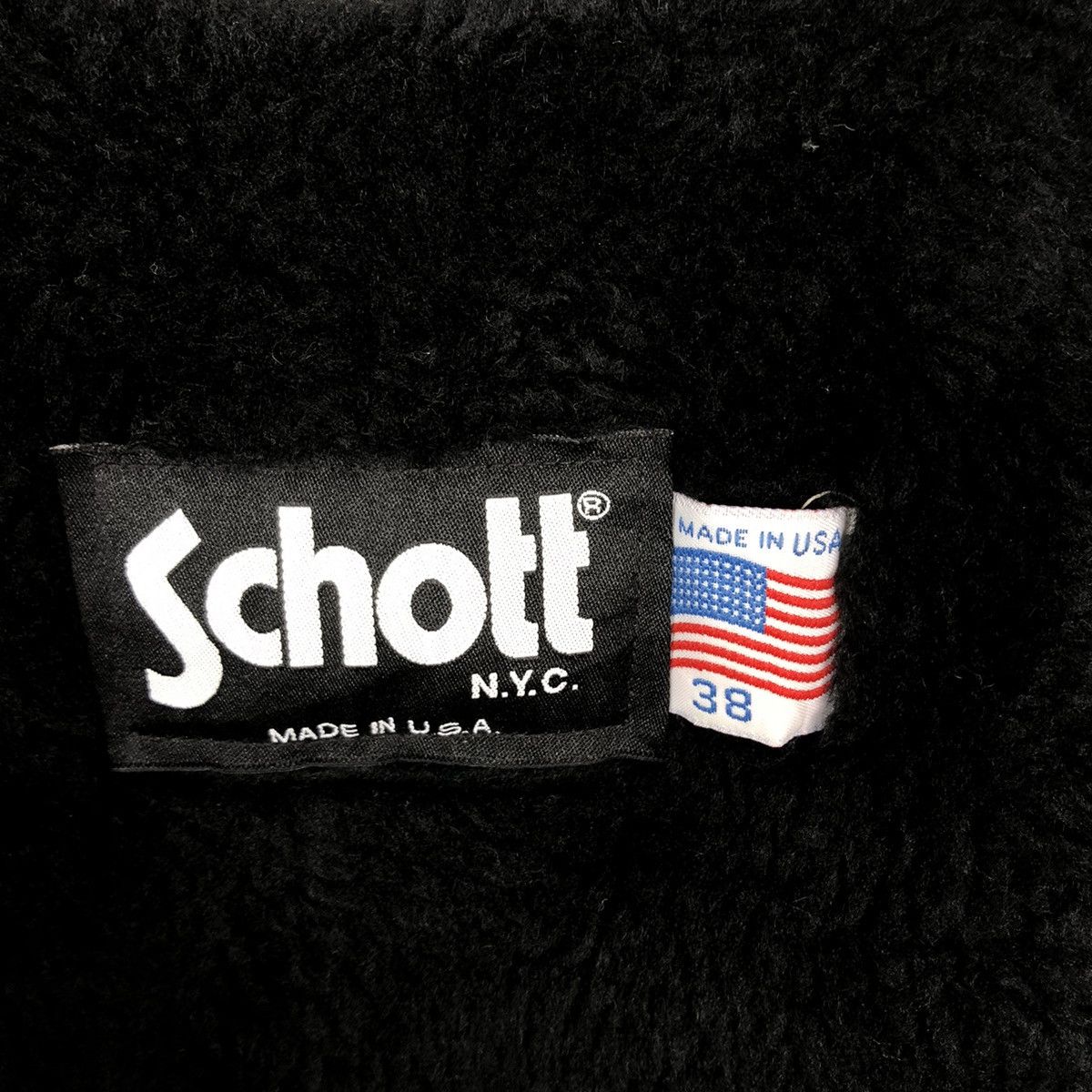 Schott 🔥Vintage Lining Jacket Schott Made in USA Size US M / EU 48-50 / 2 - 16 Thumbnail