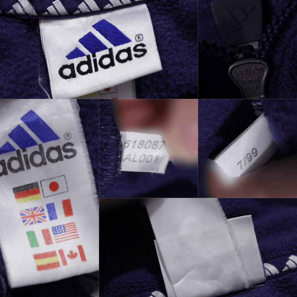 Adidas 1999 Logo Fleece Anorak Size US XL / EU 56 / 4 - 8 Thumbnail